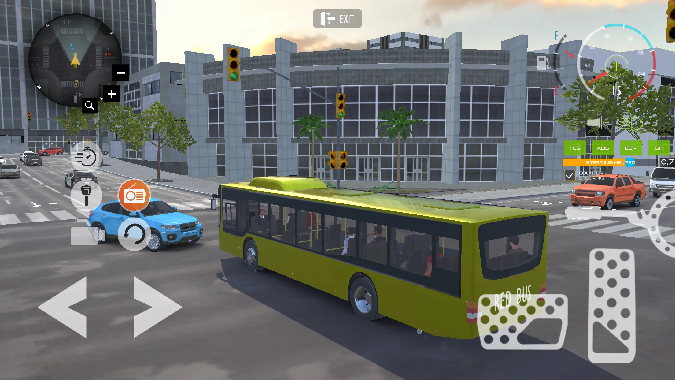 Red Bus Game Driving Simulator | Indus Appstore | Screenshot