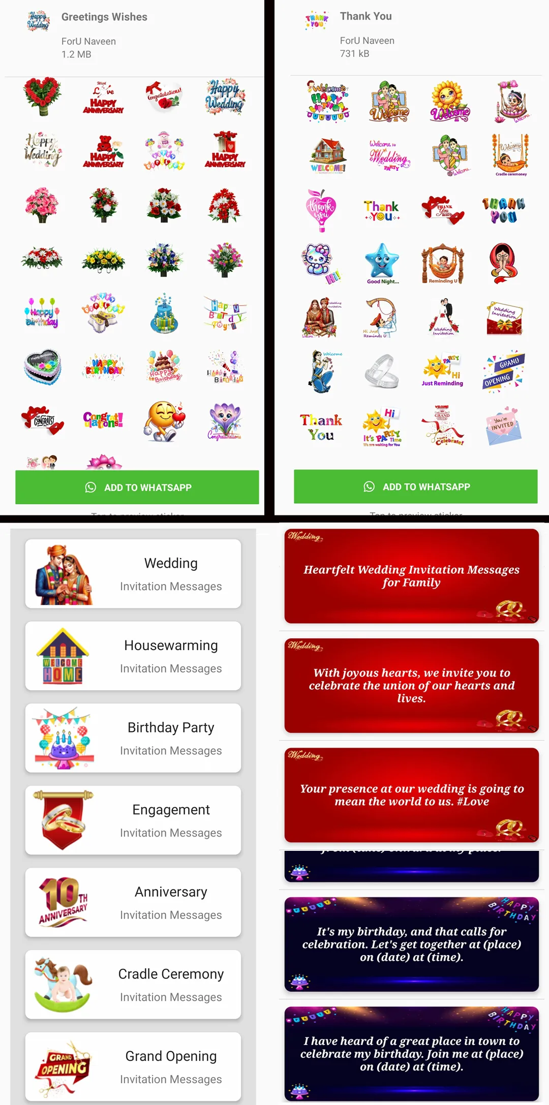 Quick Invitation Card Maker | Indus Appstore | Screenshot