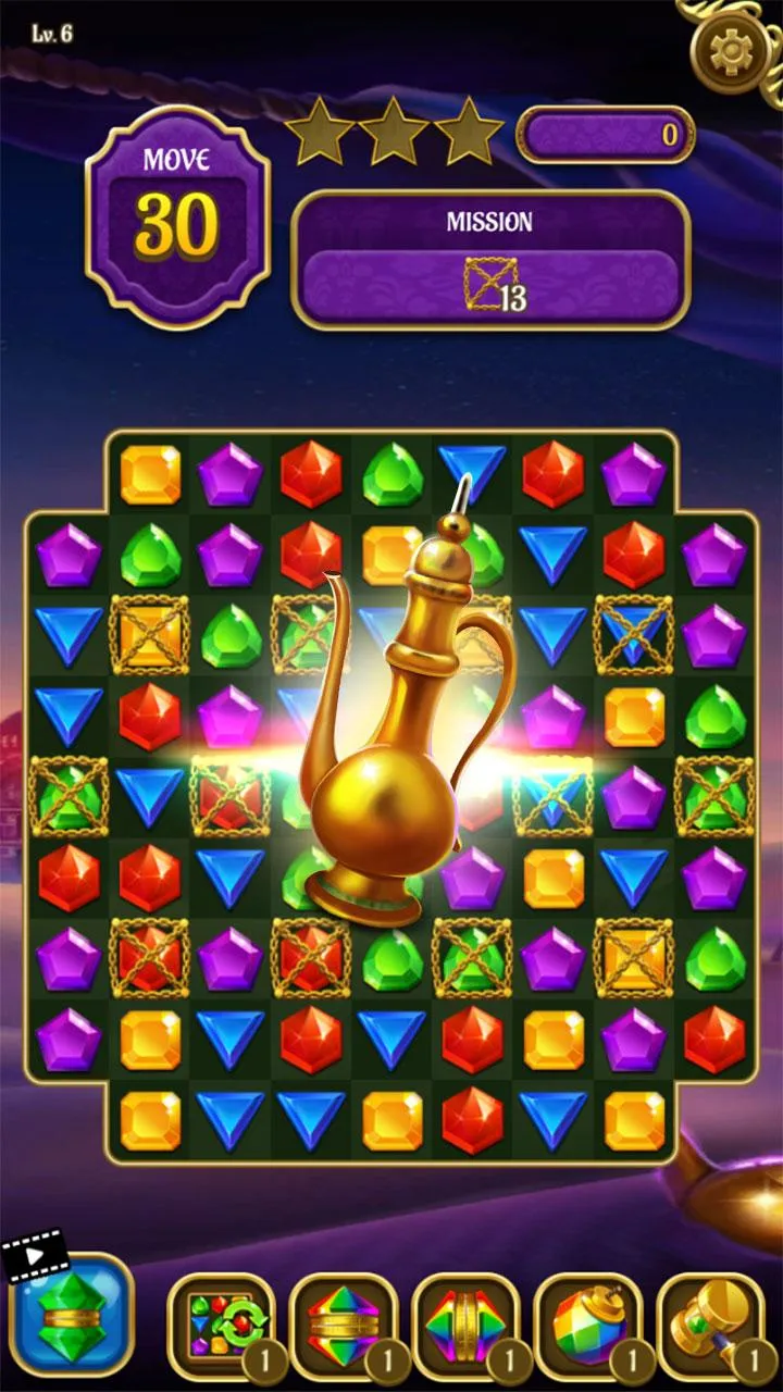 Magic Lamp - Match 3 Adventure | Indus Appstore | Screenshot