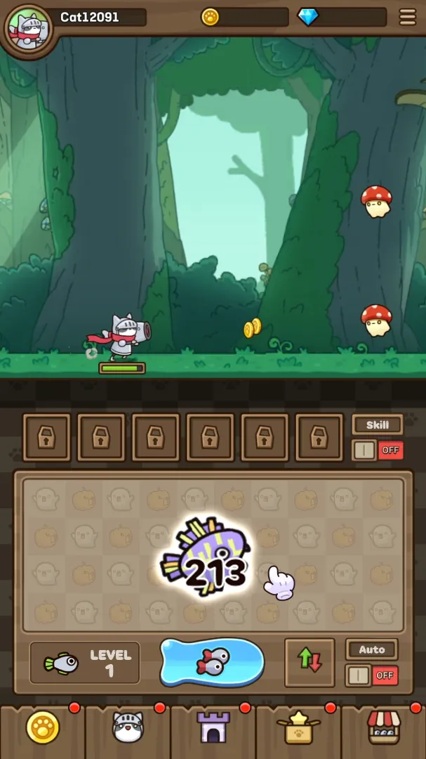 Cat Hero : Idle RPG | Indus Appstore | Screenshot