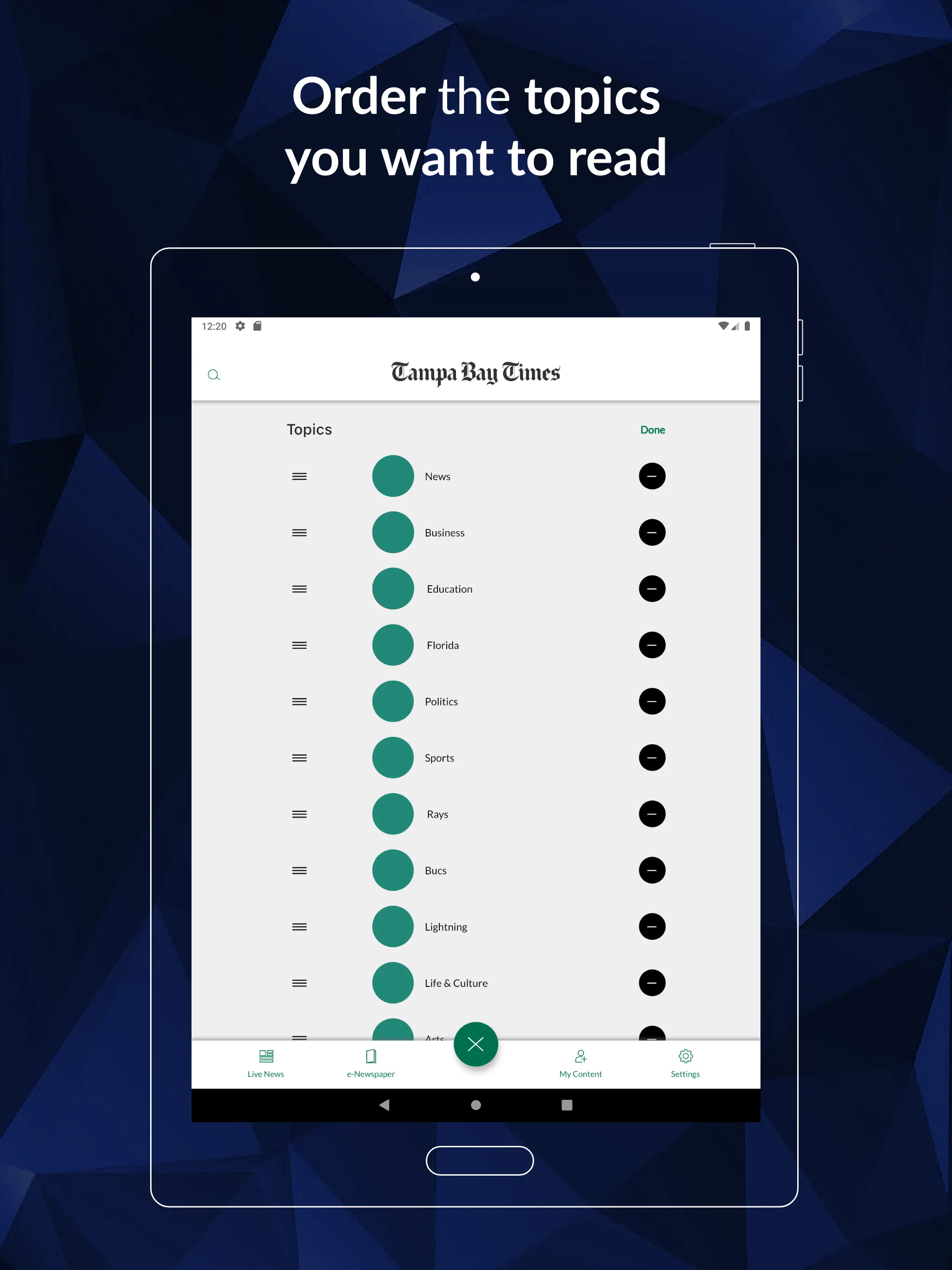 Tampa Bay Times e-Newspaper | Indus Appstore | Screenshot
