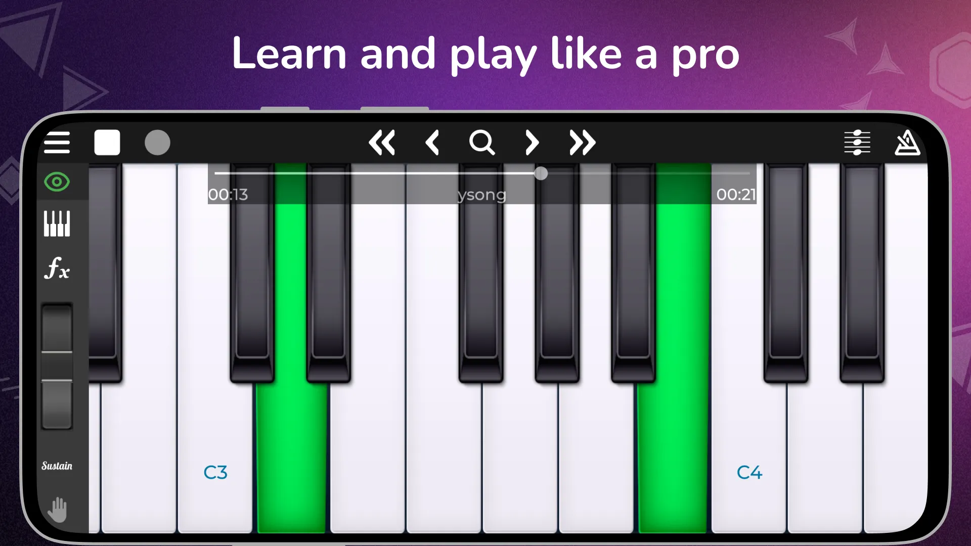 Piano Solo HD | Indus Appstore | Screenshot