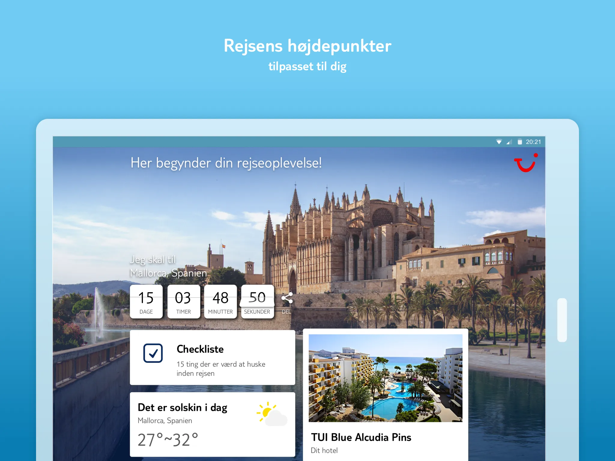 TUI Danmark – din rejseapp | Indus Appstore | Screenshot