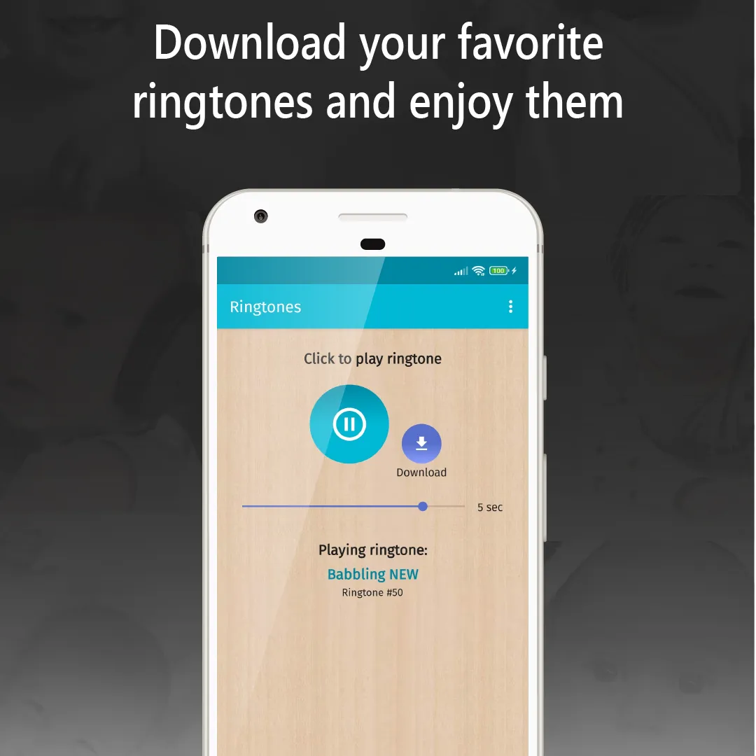 baby ringtones for phone | Indus Appstore | Screenshot