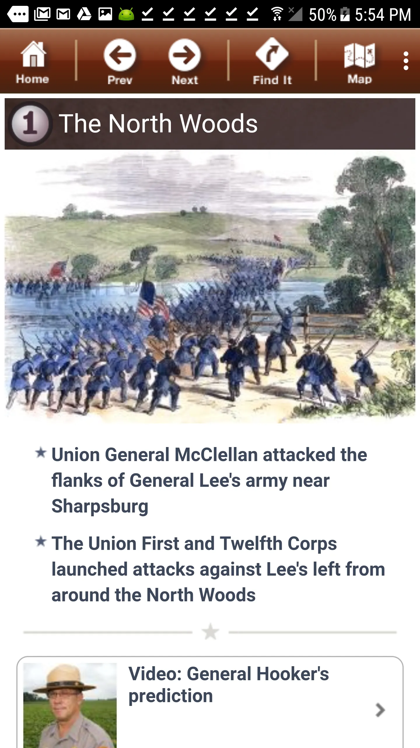 Antietam Battle App | Indus Appstore | Screenshot