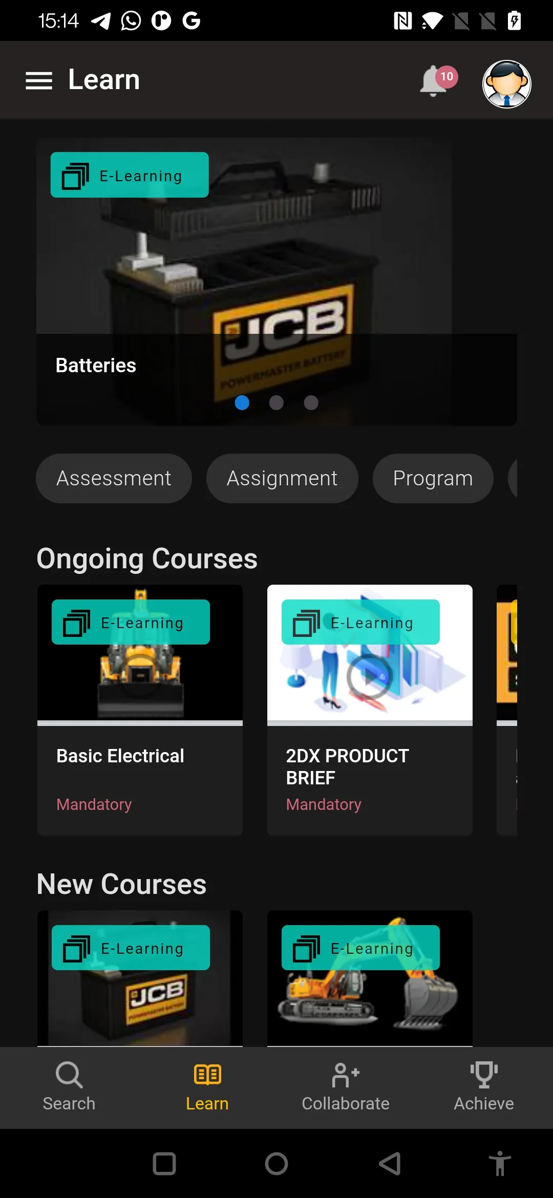 JCB Knowledge Centre 2.0 | Indus Appstore | Screenshot