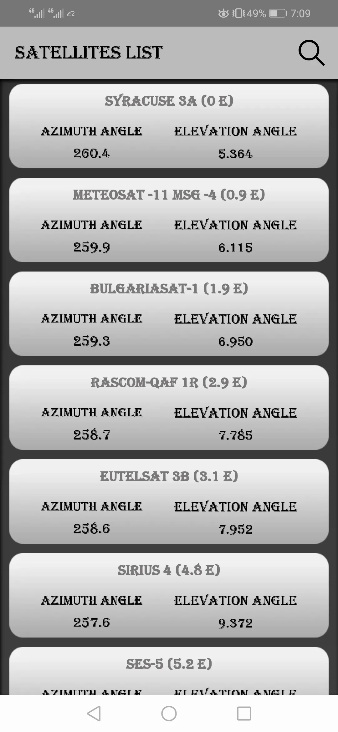 Satellite Finder App | Indus Appstore | Screenshot