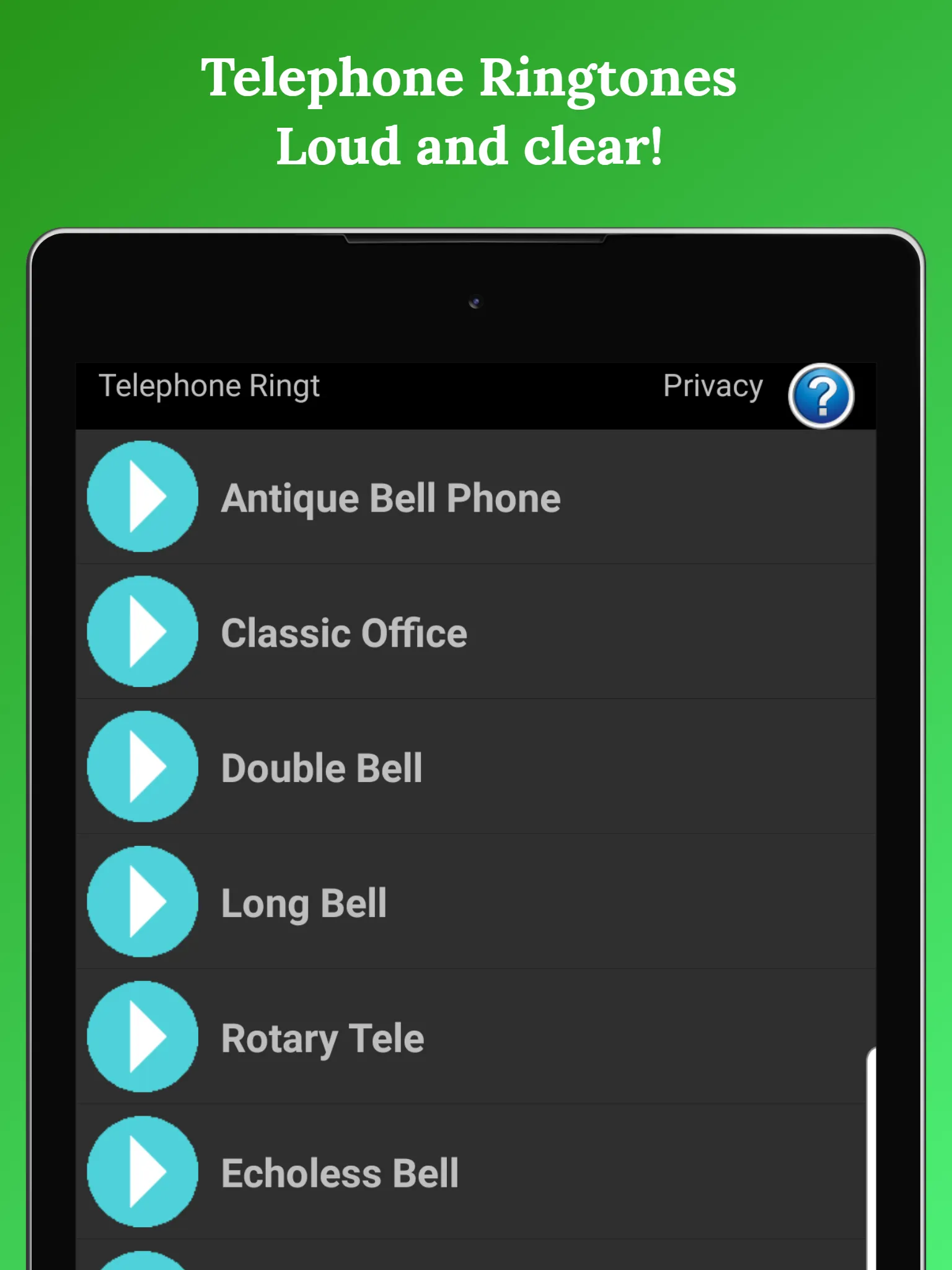 Telephone Ringtones | Indus Appstore | Screenshot