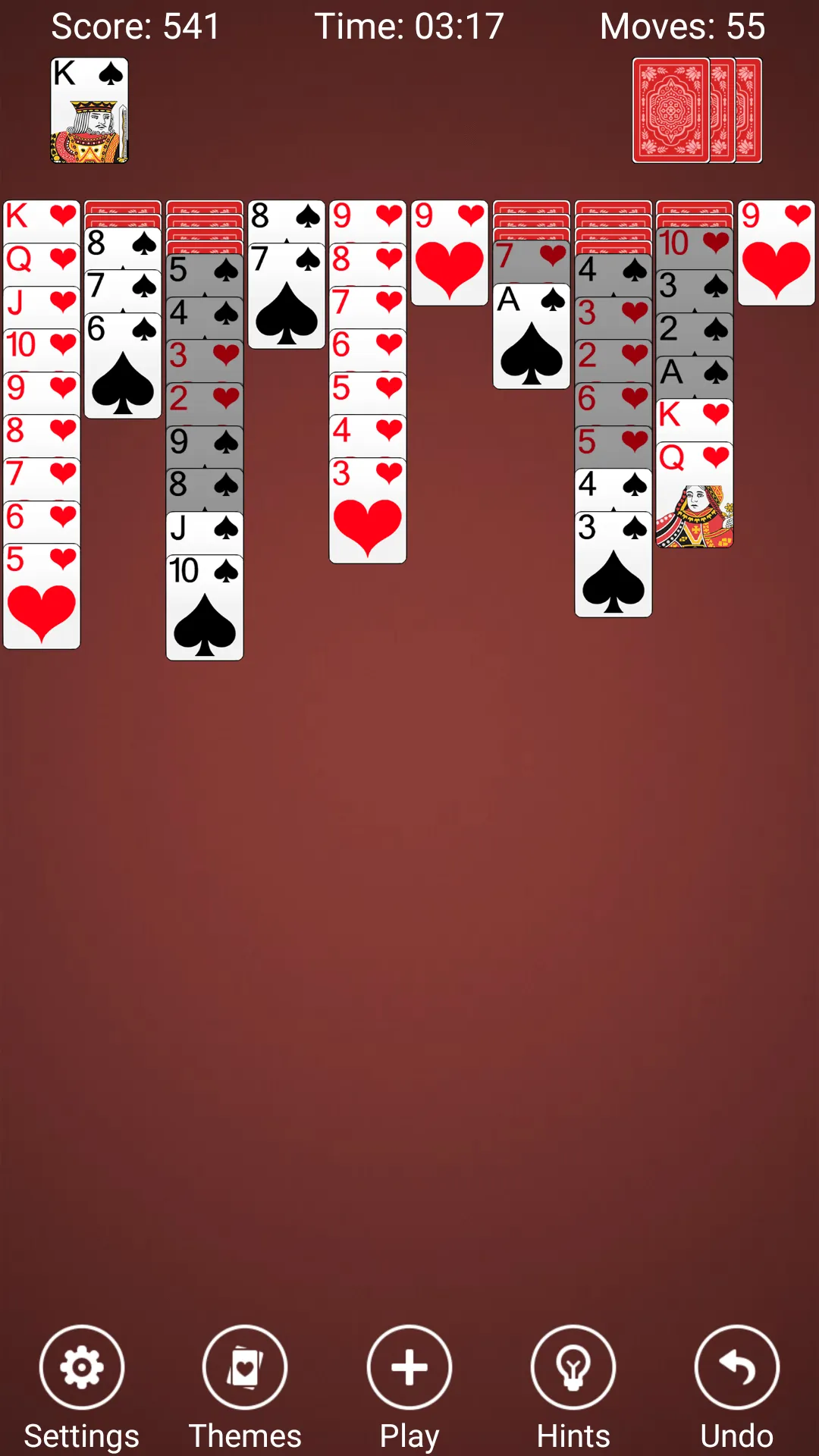 Spider Solitaire | Indus Appstore | Screenshot