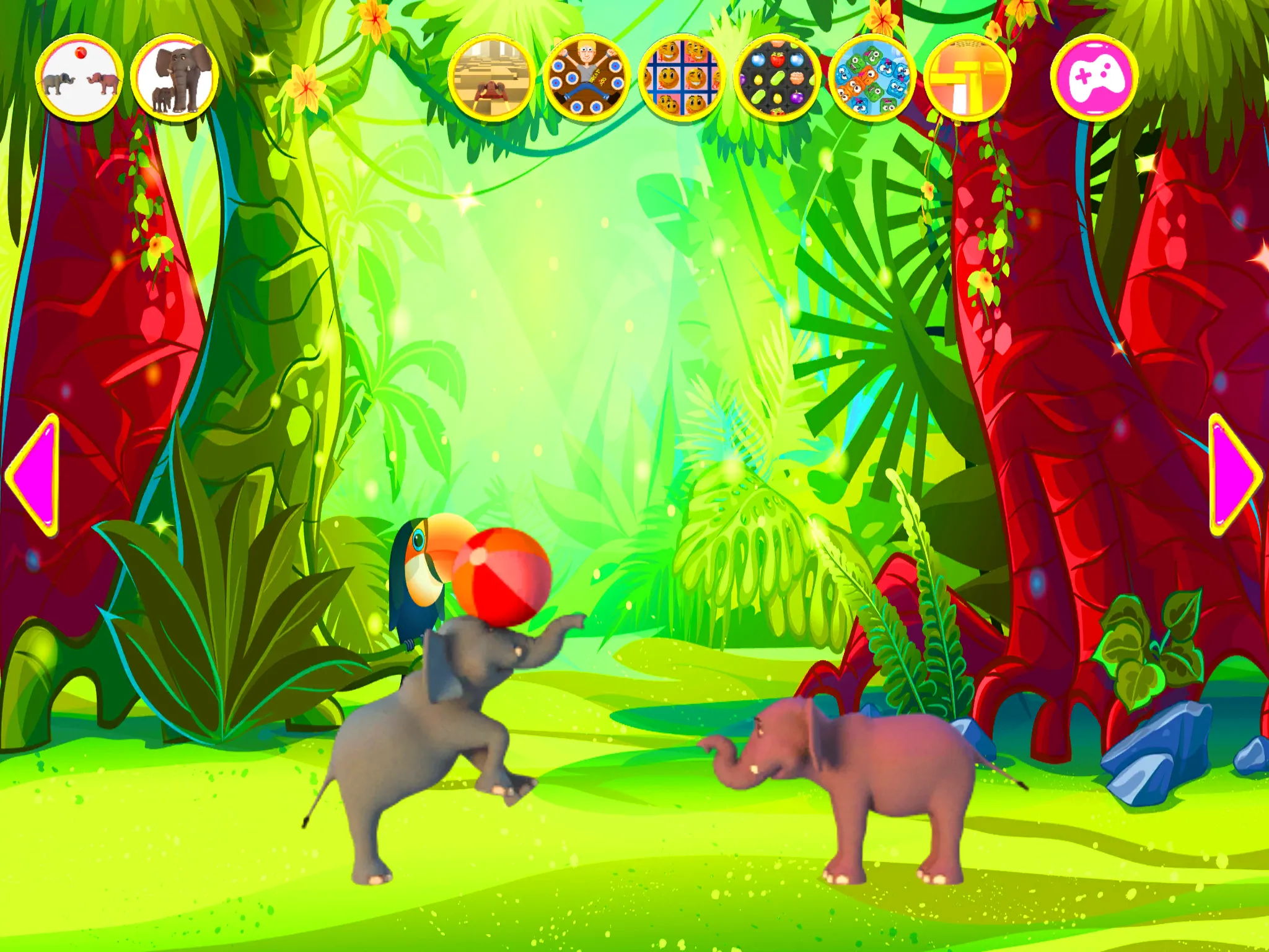 Talking Elephant King Red | Indus Appstore | Screenshot