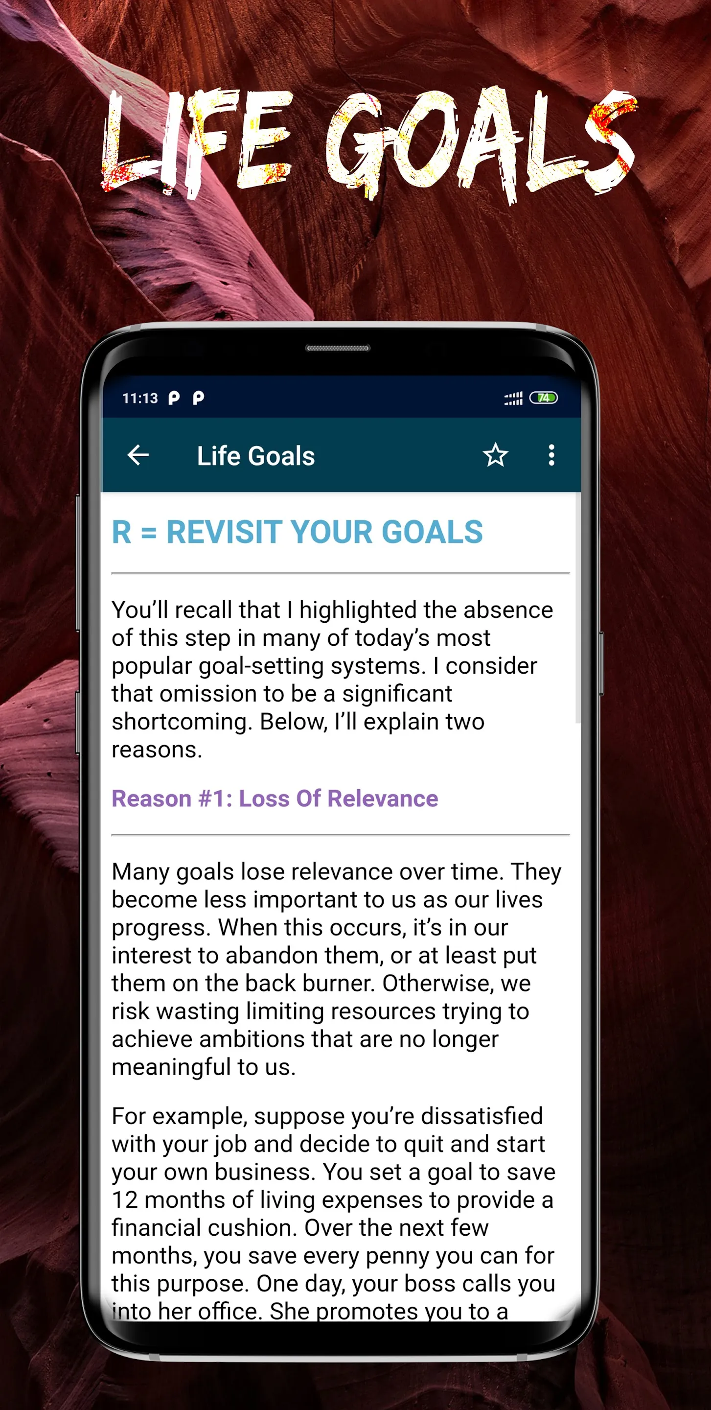 Success Goals Guide | Indus Appstore | Screenshot