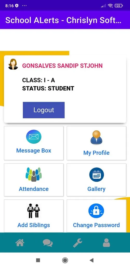 SchoolAlerts | Indus Appstore | Screenshot