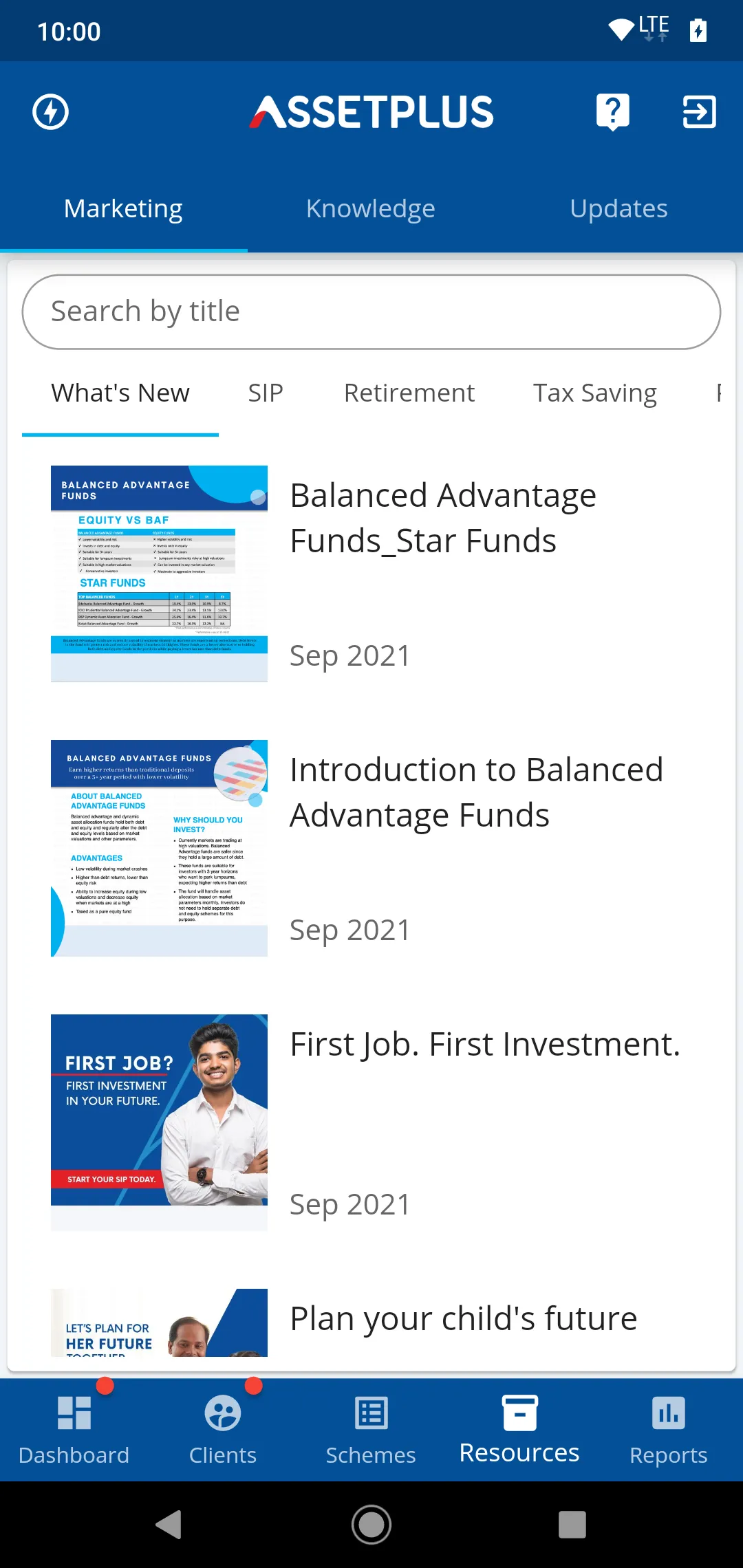 AssetPlus - MF Partner App | Indus Appstore | Screenshot