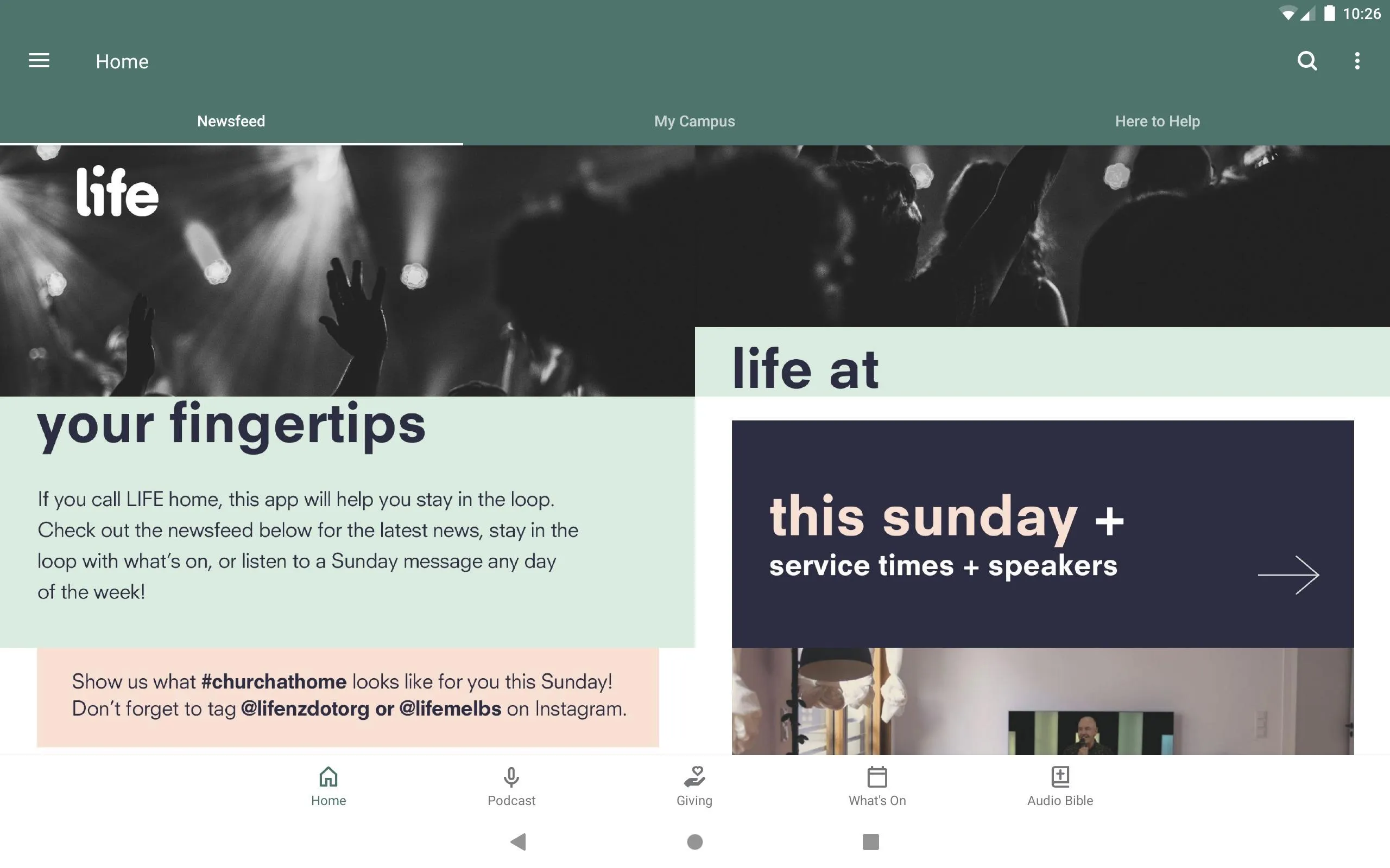 LIFE - A Church to Call Home | Indus Appstore | Screenshot