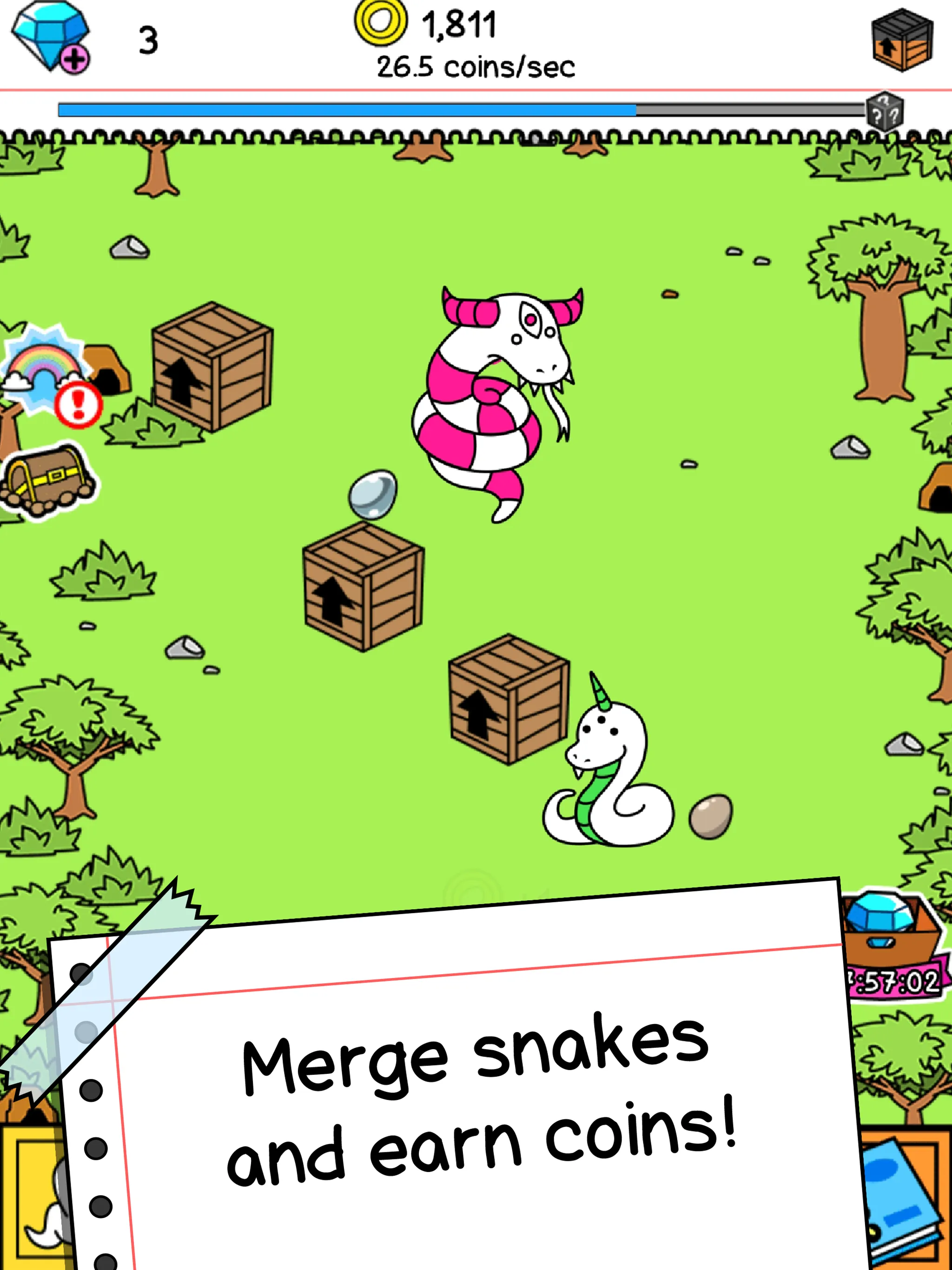 Snake Evolution: Idle Merge IO | Indus Appstore | Screenshot