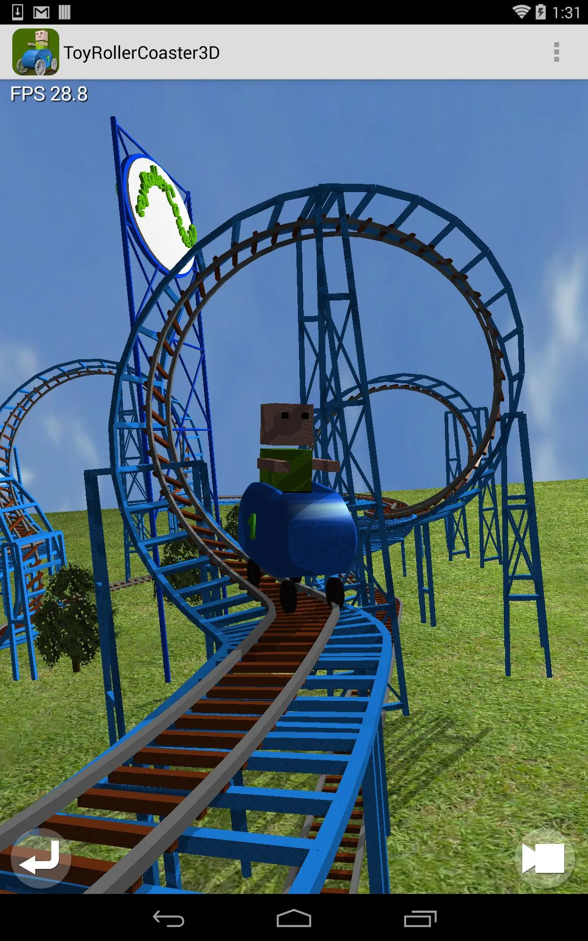 Toy RollerCoaster 3D | Indus Appstore | Screenshot