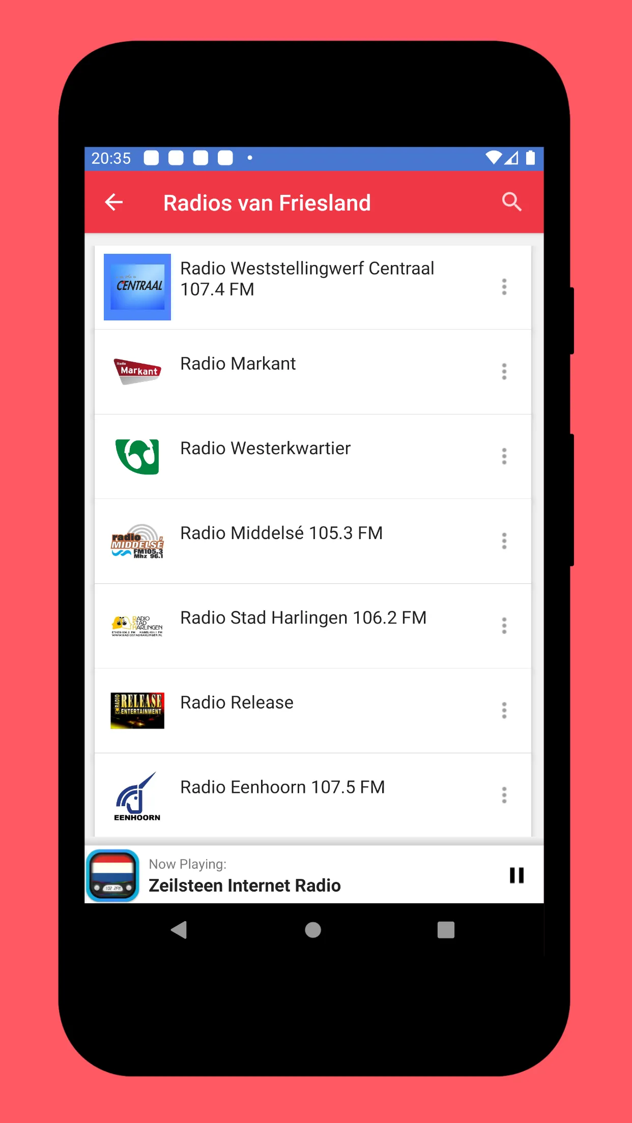 Radio Netherlands: FM Radio NL | Indus Appstore | Screenshot