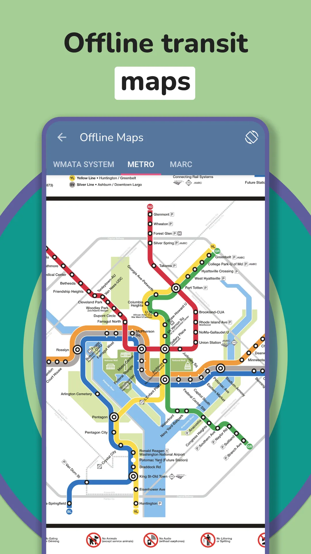 DC Transit: WMATA Metro Times | Indus Appstore | Screenshot