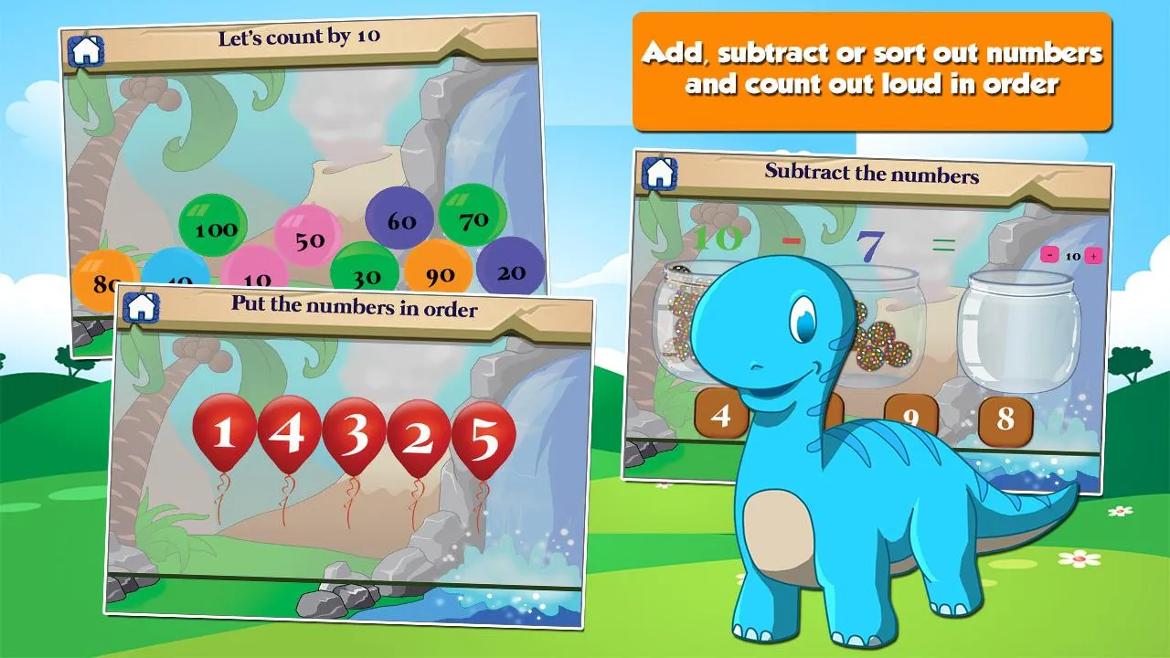 Dino 1st-Grade Learning Games | Indus Appstore | Screenshot