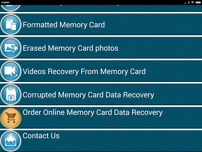 Memory Card Data Recovery Help | Indus Appstore | Screenshot