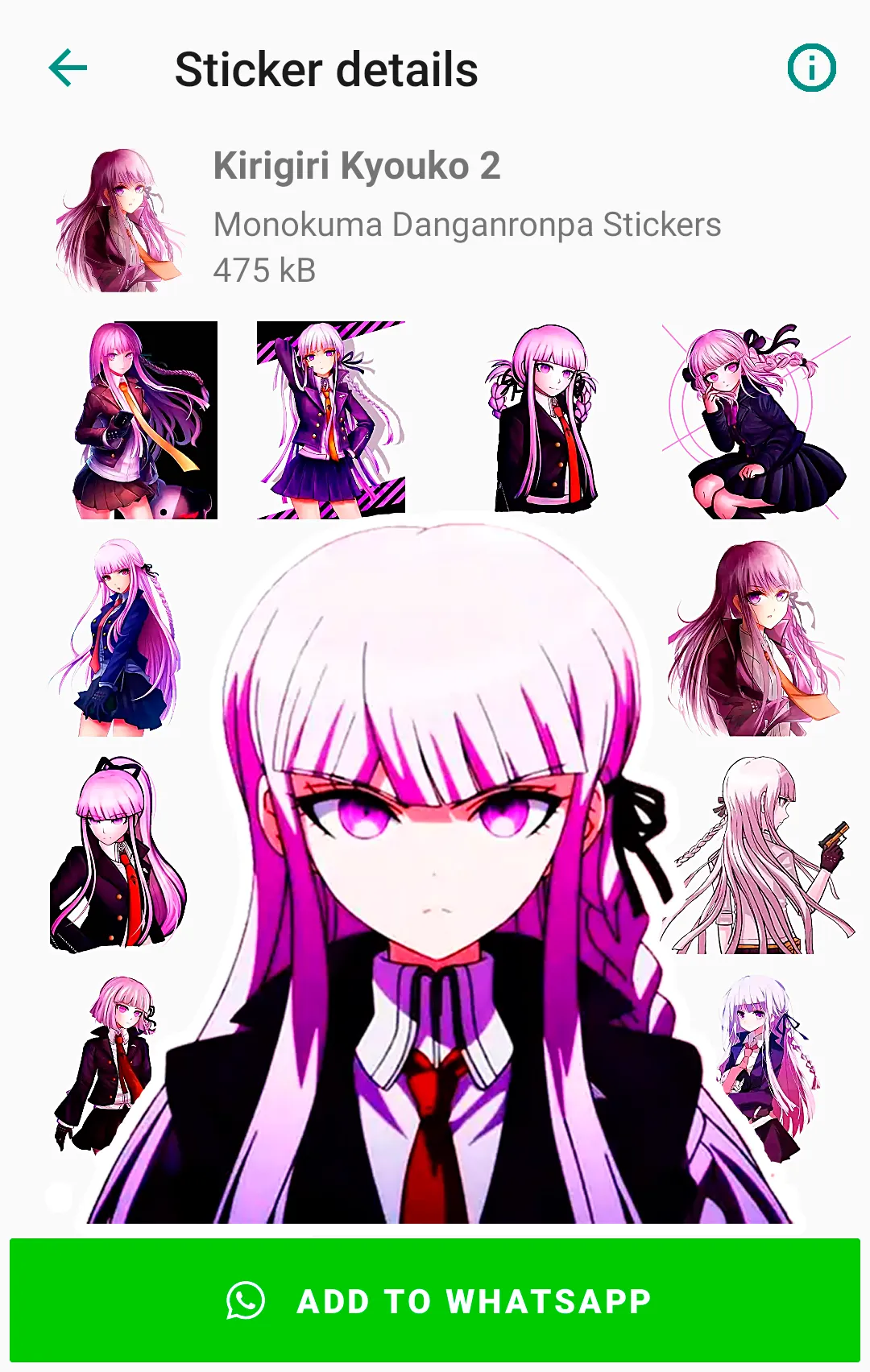 Monokuma Stickers for WhatsApp | Indus Appstore | Screenshot