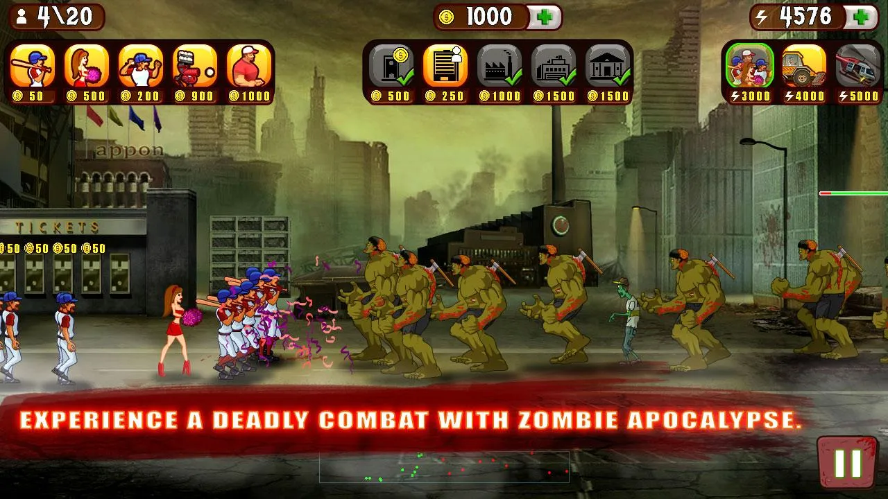 Baseball Vs Zombies | Indus Appstore | Screenshot