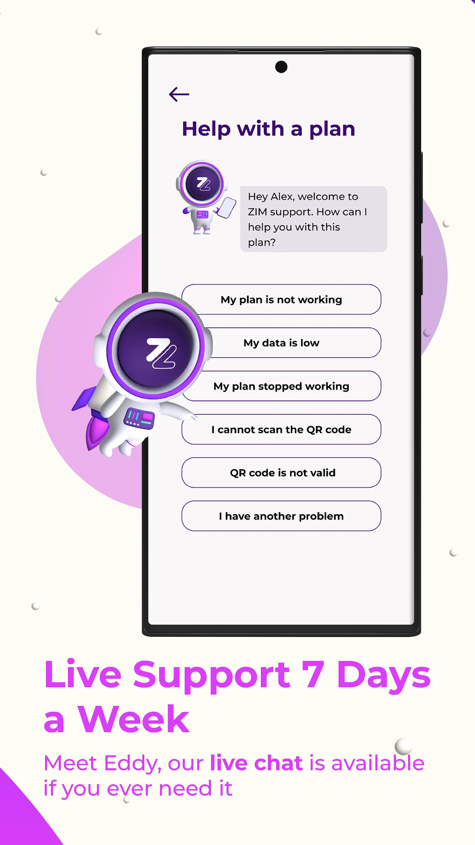 ZIM: eSIM Voice & Data Plans | Indus Appstore | Screenshot