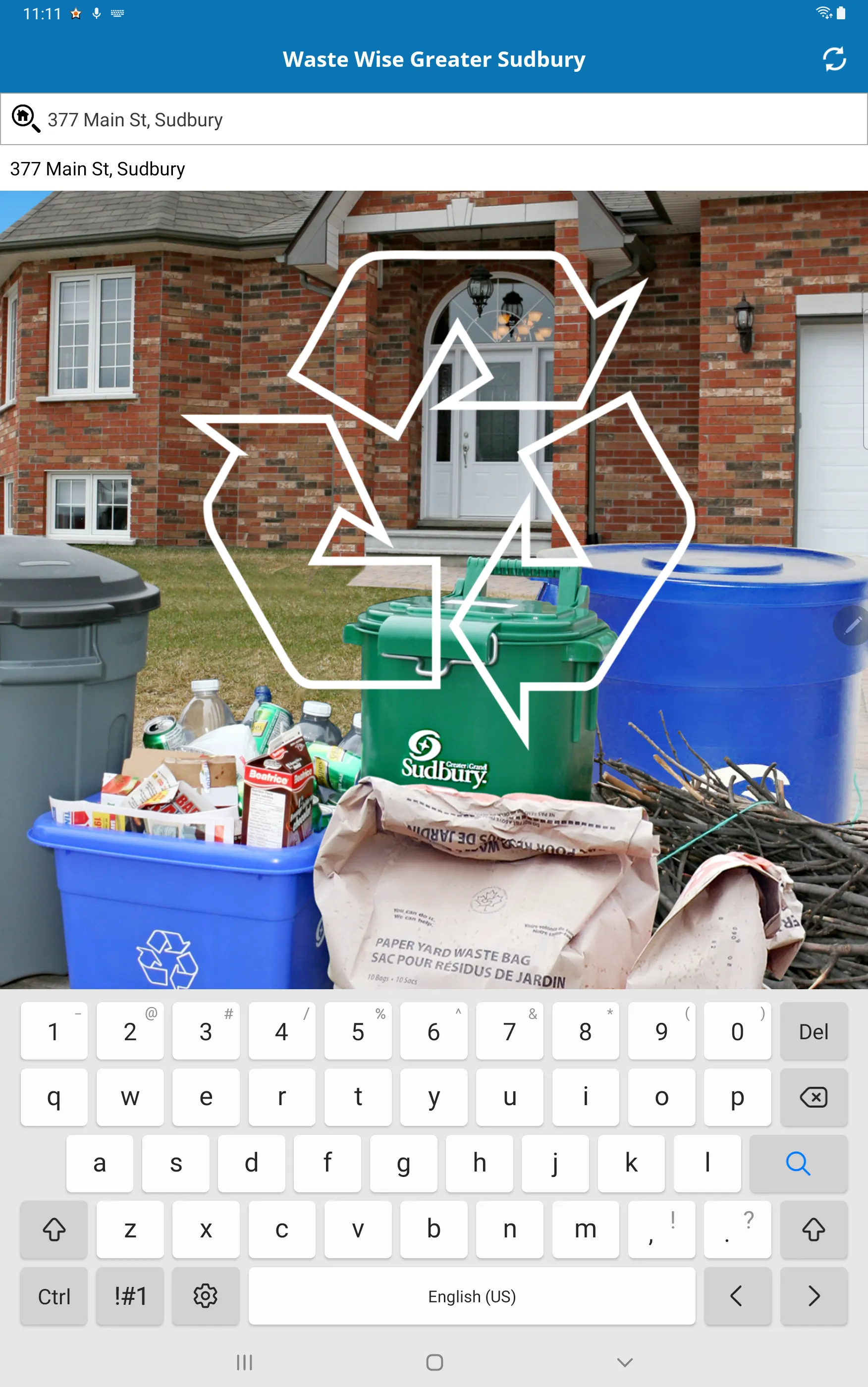 Waste Wise Greater Sudbury | Indus Appstore | Screenshot