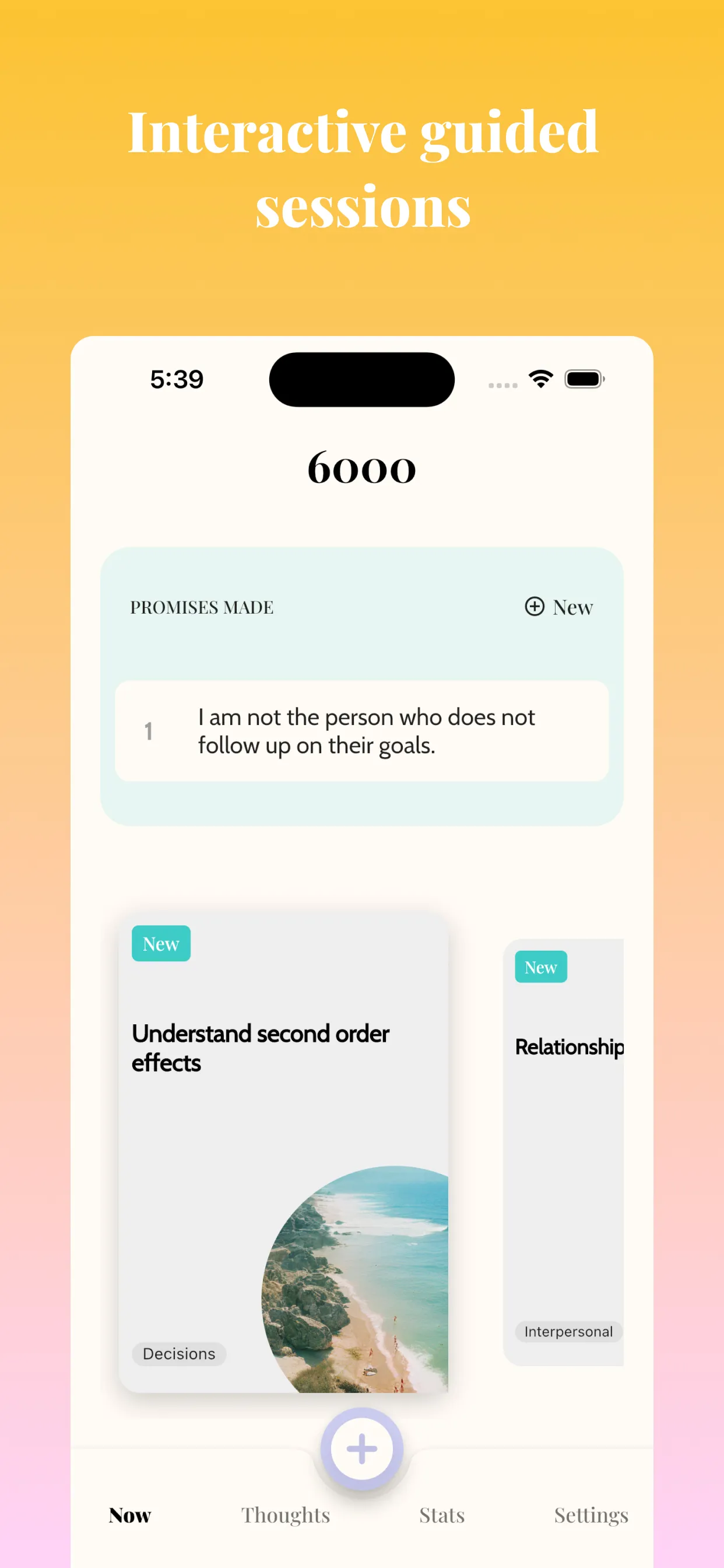 6000 thoughts | AI Life Coach | Indus Appstore | Screenshot