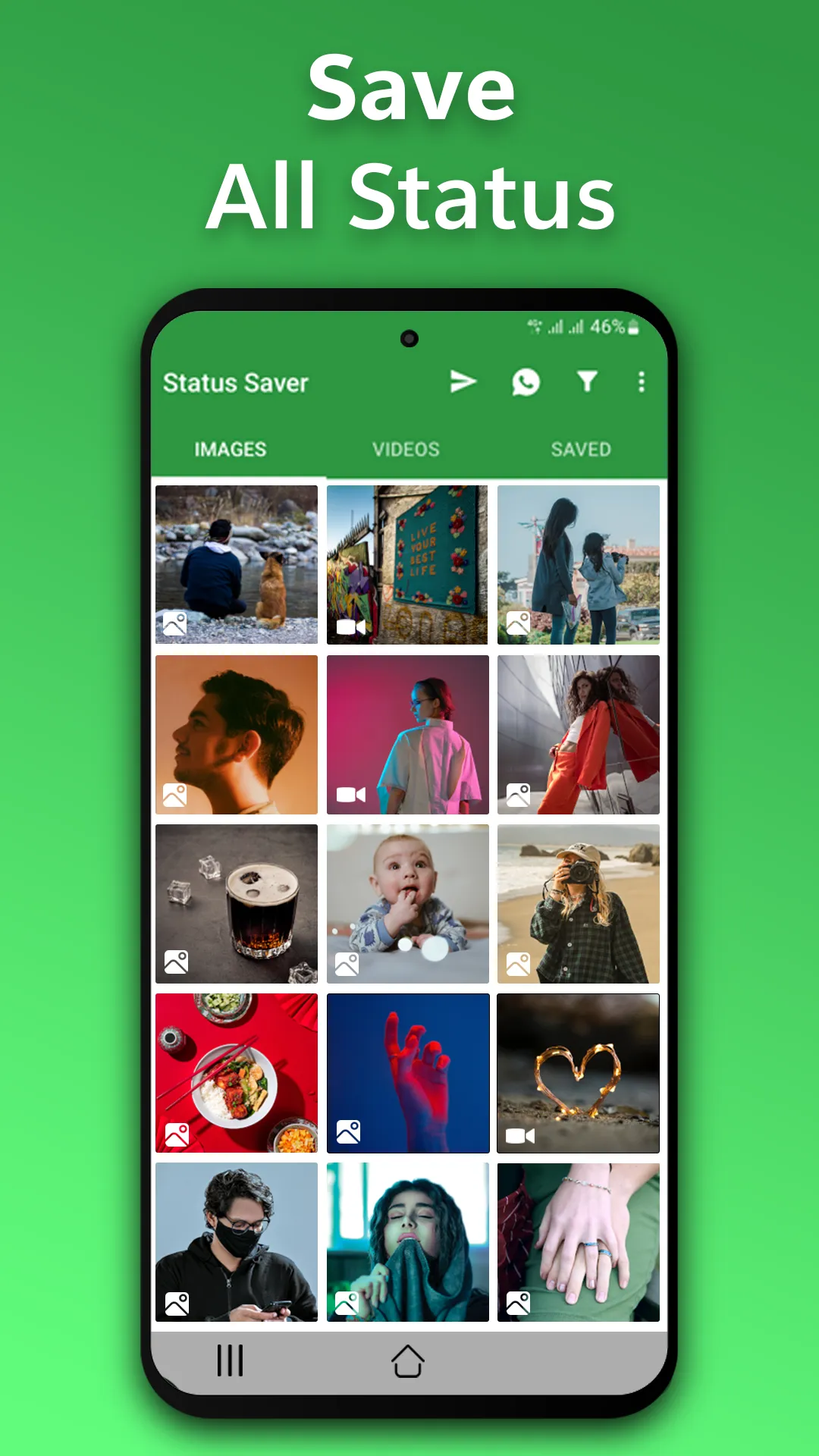 Status Saver: Video Saver | Indus Appstore | Screenshot