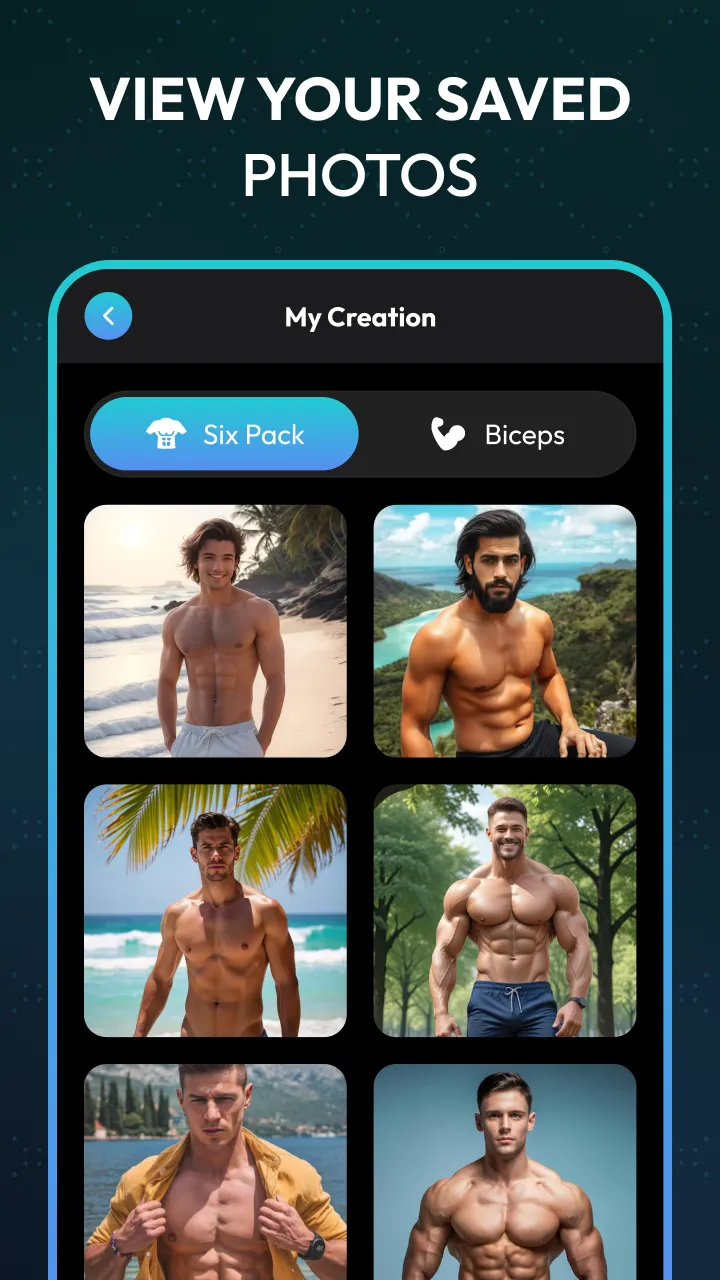 AI Six Packs Abs Photo Editor | Indus Appstore | Screenshot