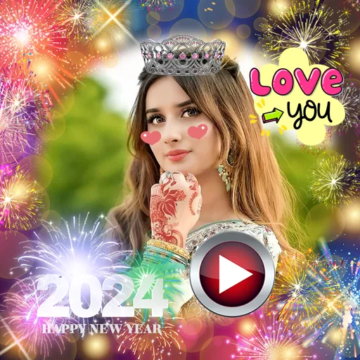 New Year Video Maker 2024 | Indus Appstore | Screenshot