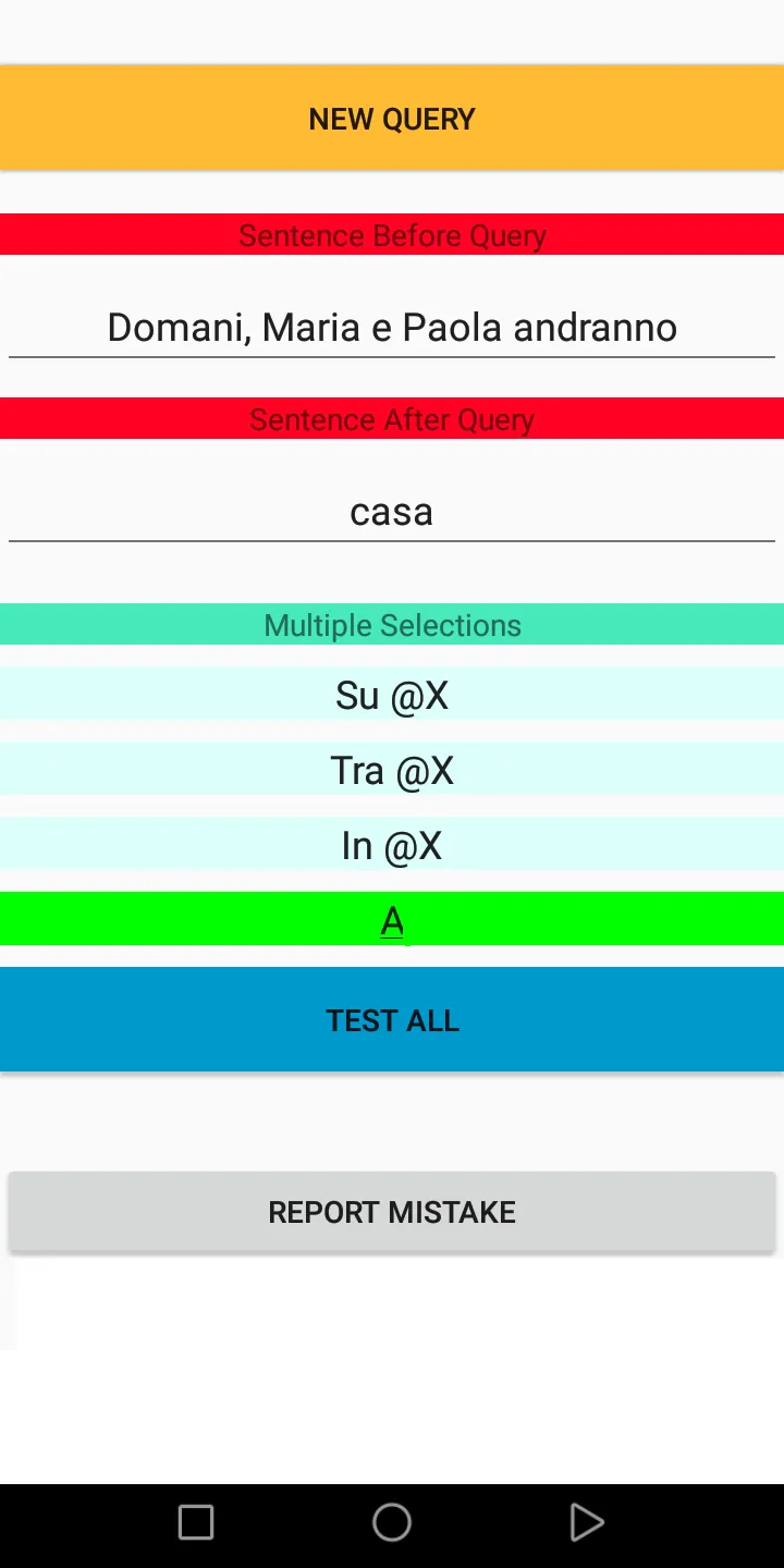 Italian Grammar Solver | Indus Appstore | Screenshot