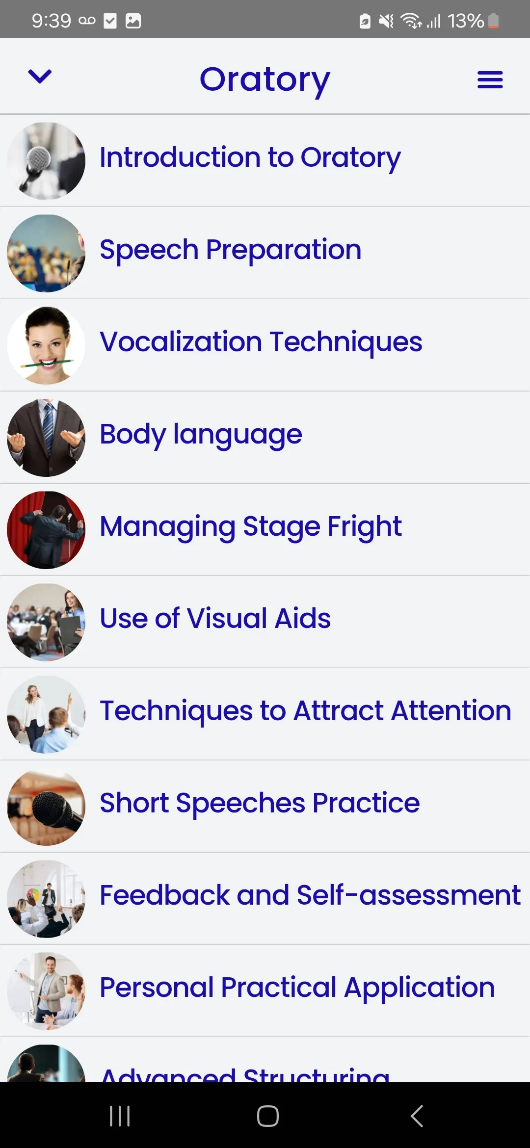 Public Speaking Course | Indus Appstore | Screenshot