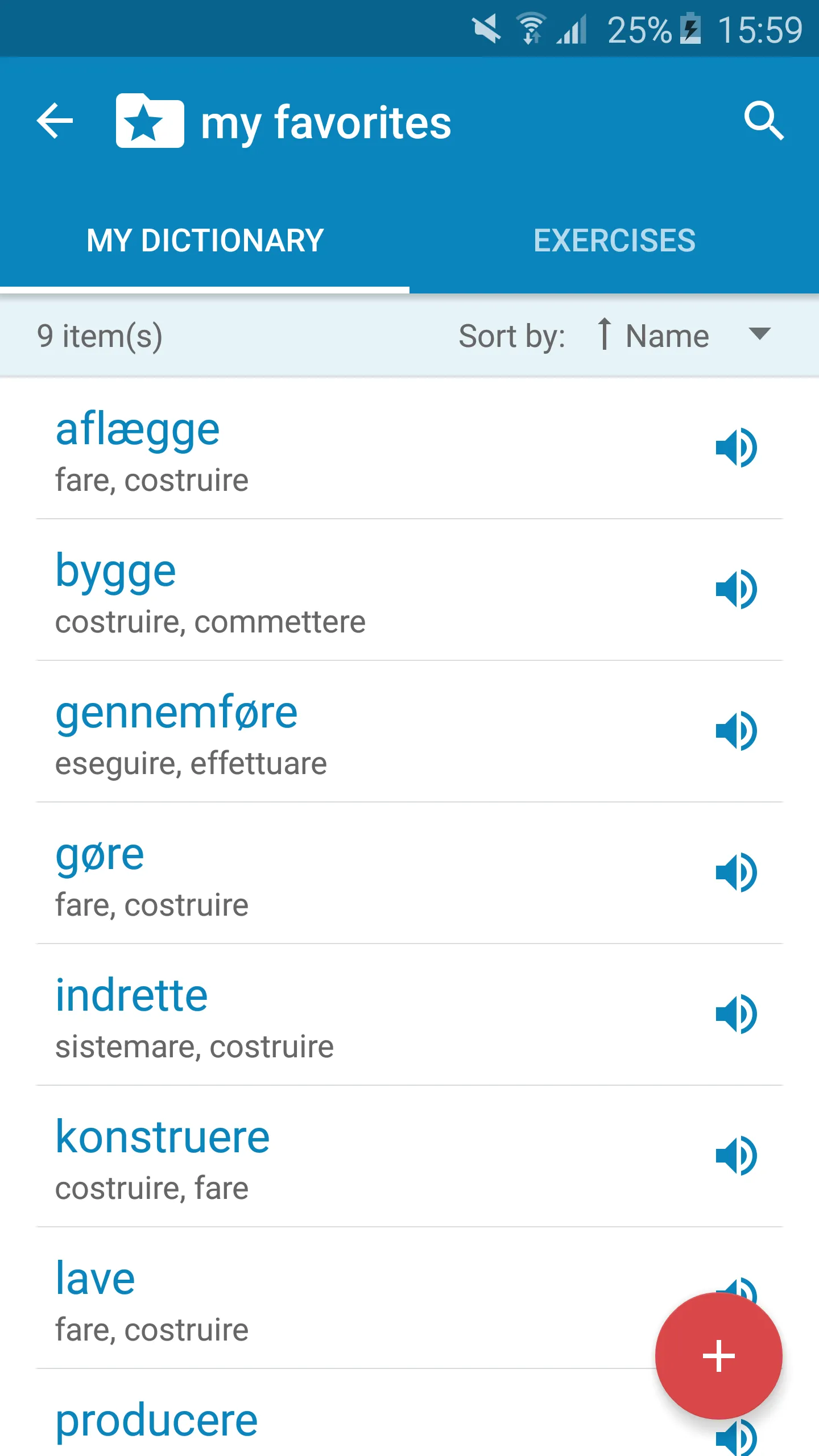 Danish-Italian Dictionary | Indus Appstore | Screenshot