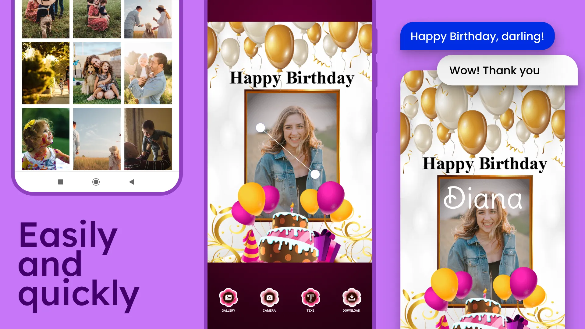 Birthday Photo Frame Maker | Indus Appstore | Screenshot