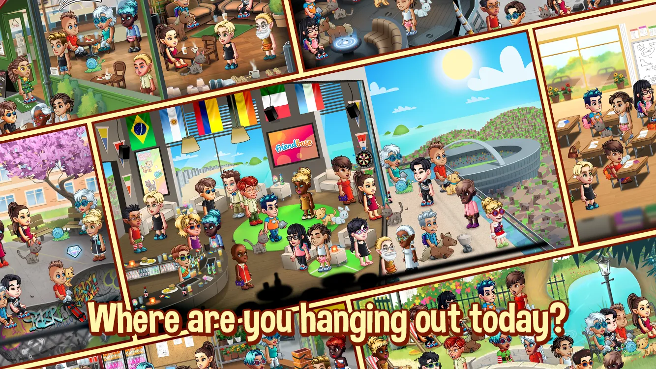 Friendbase - Virtual World | Indus Appstore | Screenshot