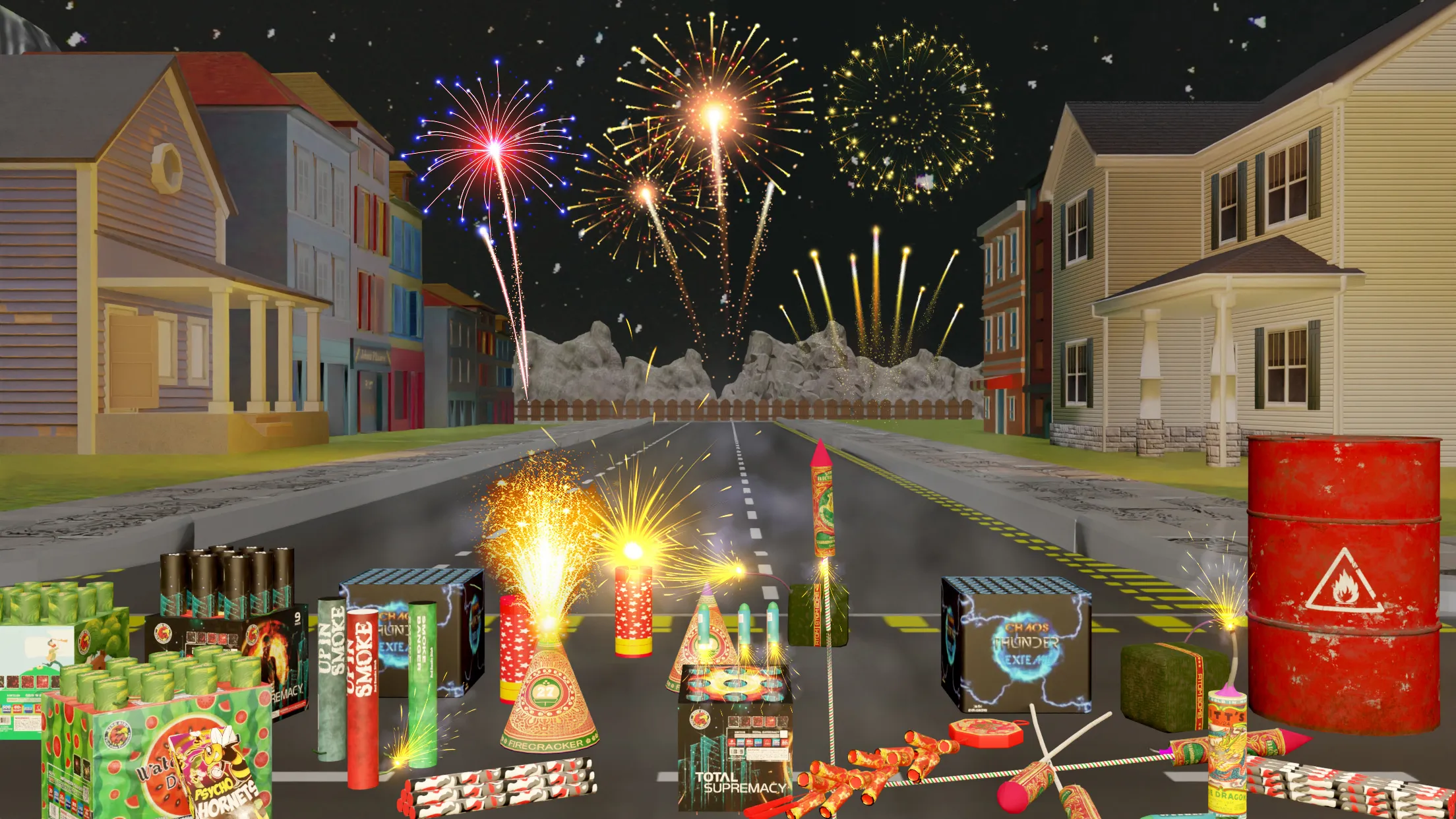 Fireworks Simulator Games 2025 | Indus Appstore | Screenshot
