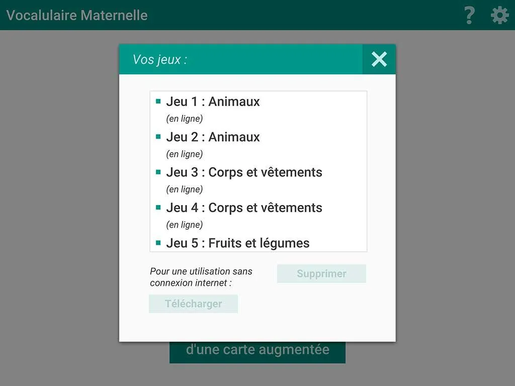 Lecteur Vocabulaire Maternelle | Indus Appstore | Screenshot