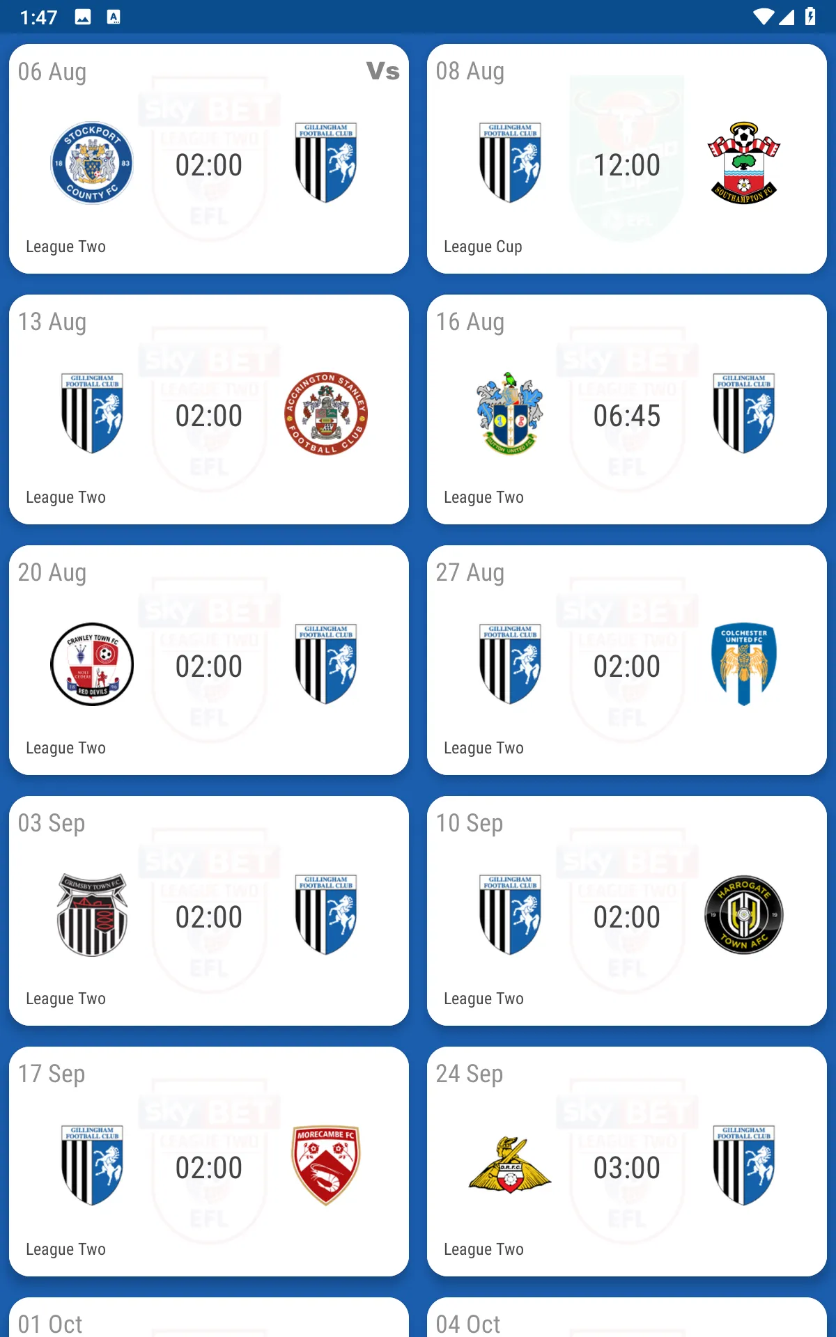 Gillingham FC Fan App | Indus Appstore | Screenshot