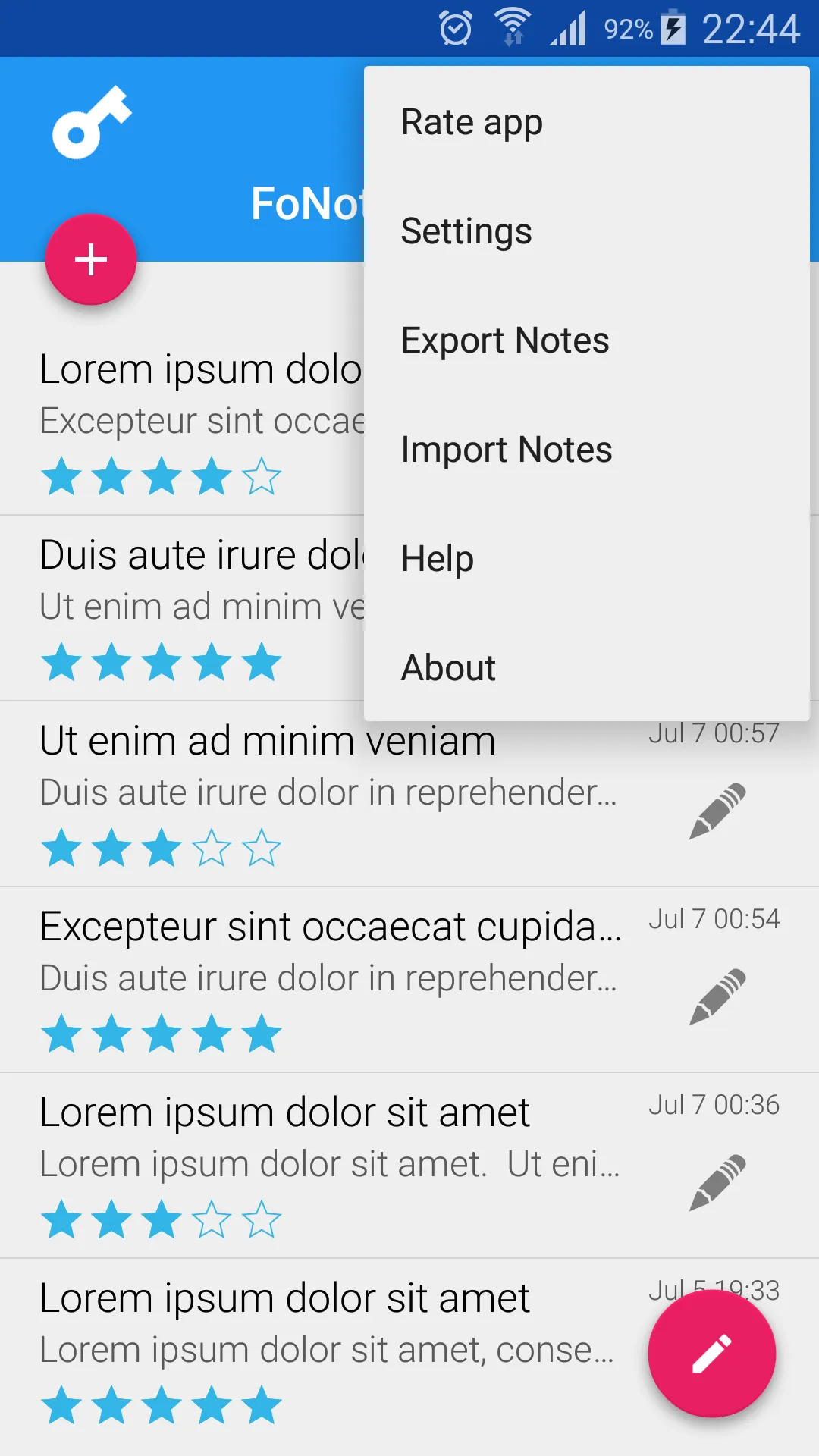 Password Protected Notes | Indus Appstore | Screenshot