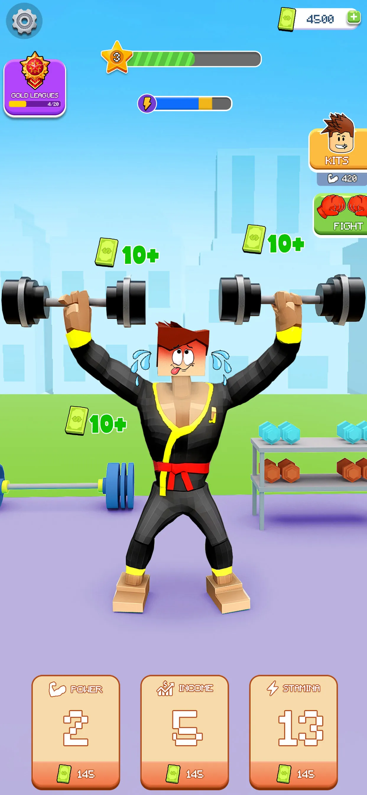 Idle Gym Tycoon: Slap & Run | Indus Appstore | Screenshot