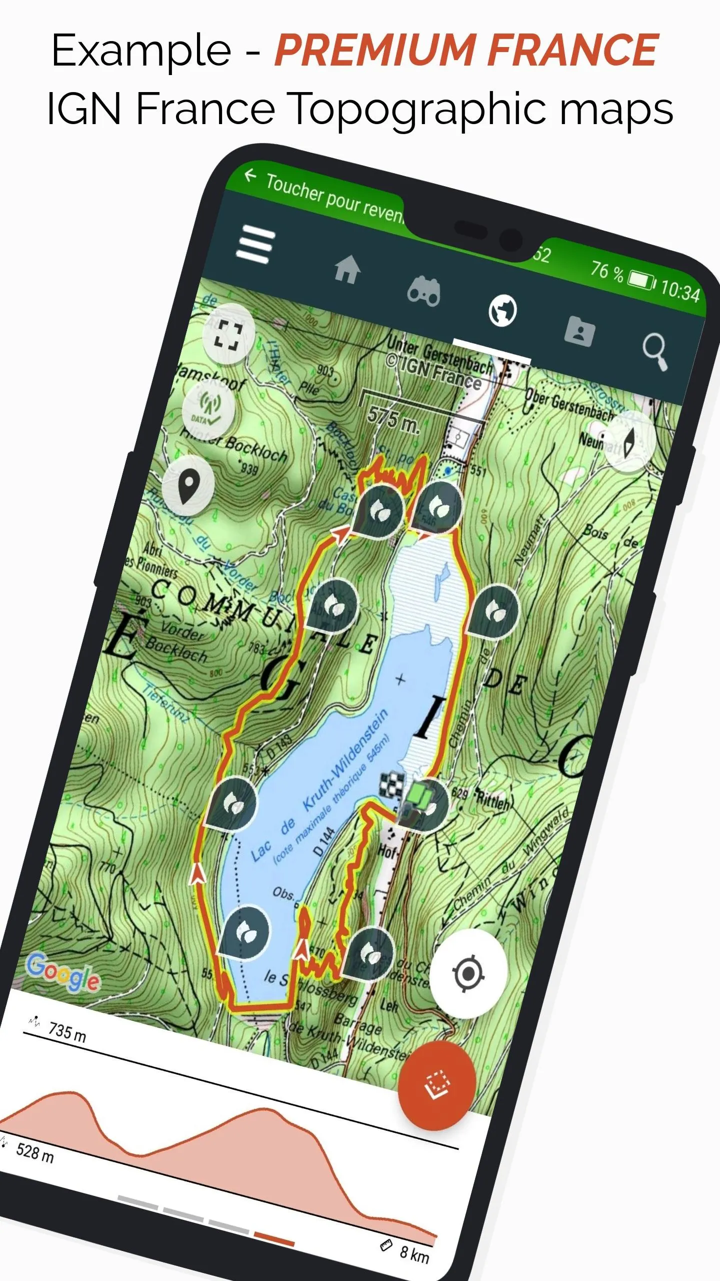 SityTrail hiking trail GPS | Indus Appstore | Screenshot