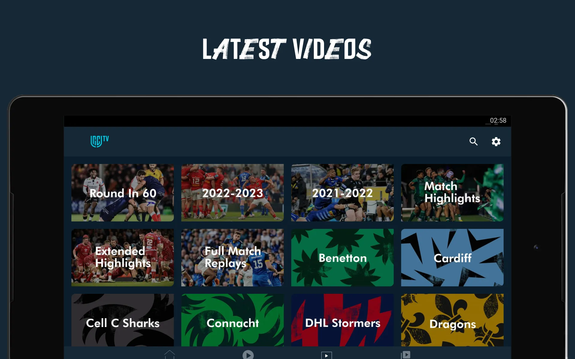 URC TV: Watch Live URC Rugby | Indus Appstore | Screenshot