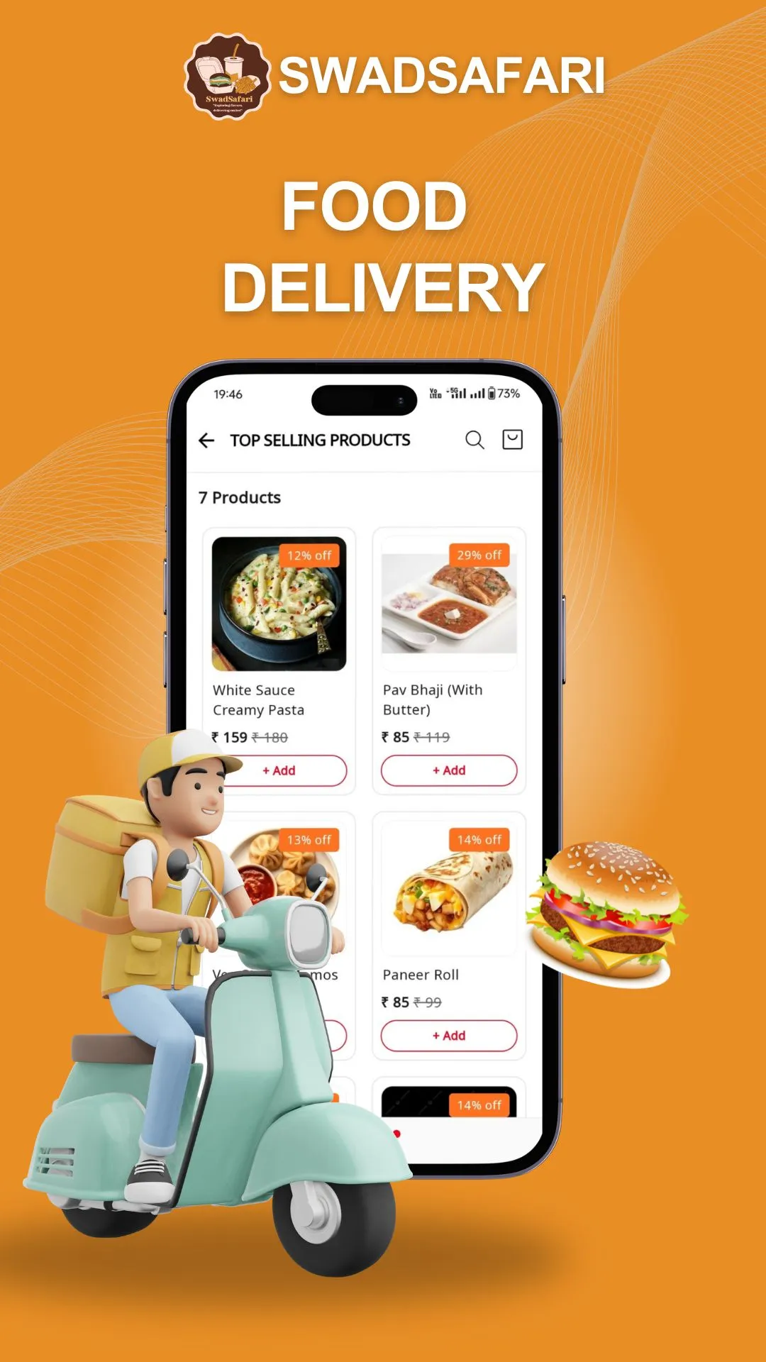 Swad Safari-Food Delivery App | Indus Appstore | Screenshot