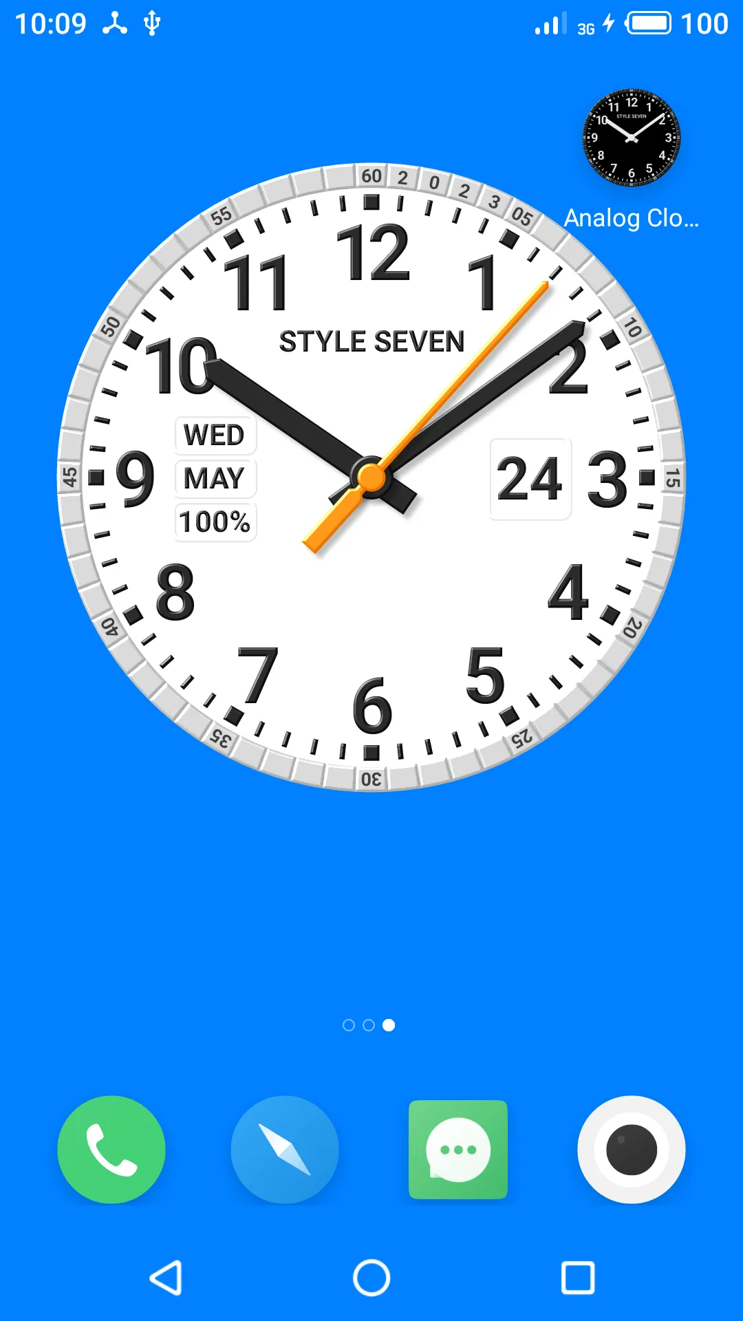 Analog Clock Constructor-7 | Indus Appstore | Screenshot