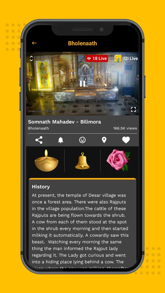 i2i Live  : Live Darshan, Even | Indus Appstore | Screenshot