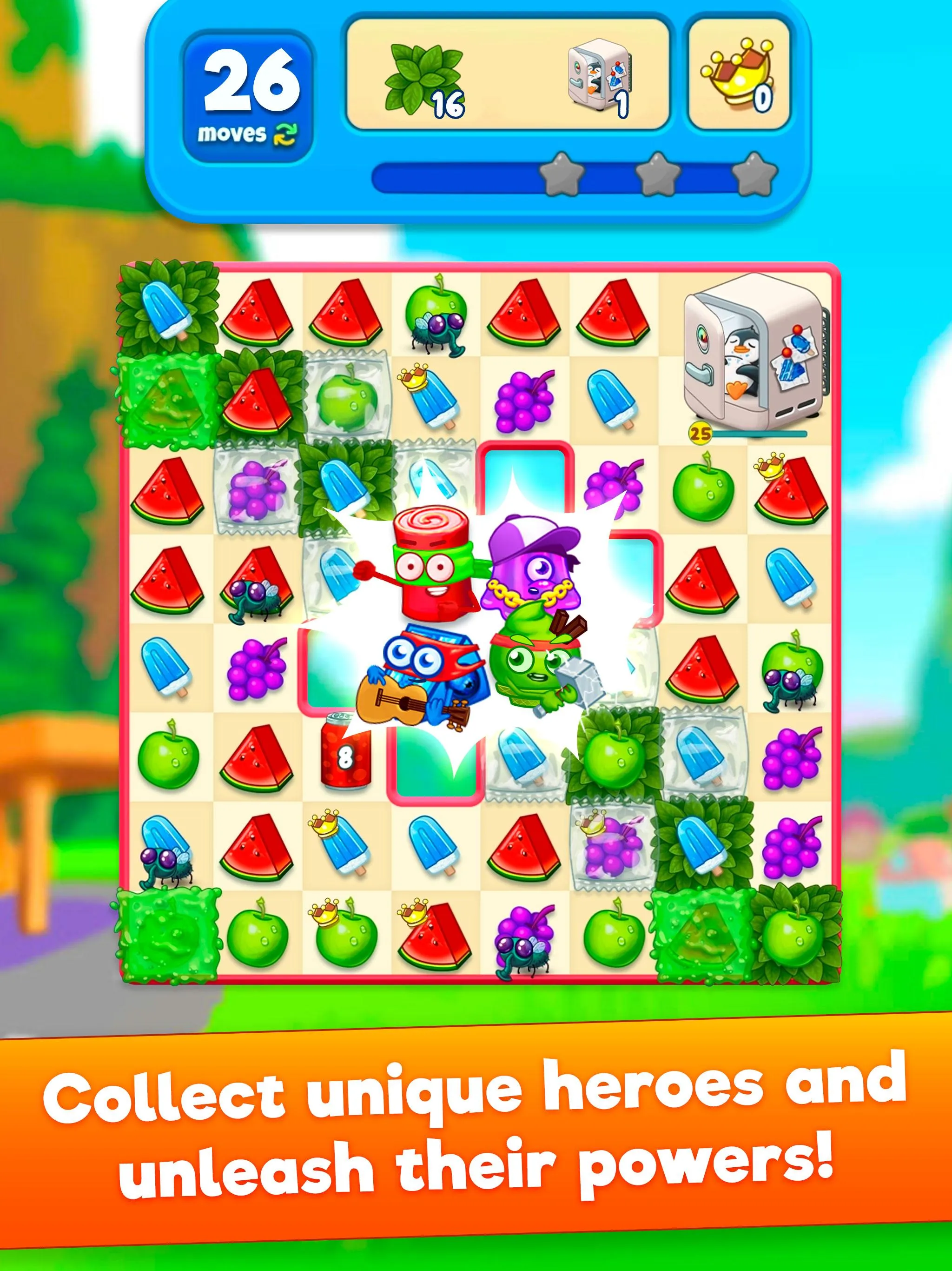 Sugar Heroes - match 3 game | Indus Appstore | Screenshot