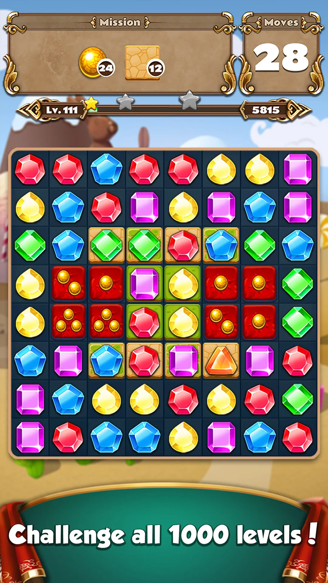 Jewel Castle - Match 3 Puzzle | Indus Appstore | Screenshot