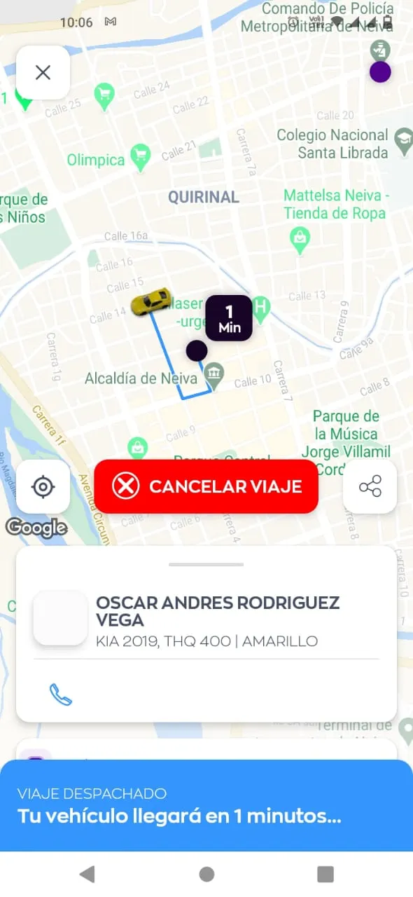 Taxis Señal Satelital Neiva | Indus Appstore | Screenshot